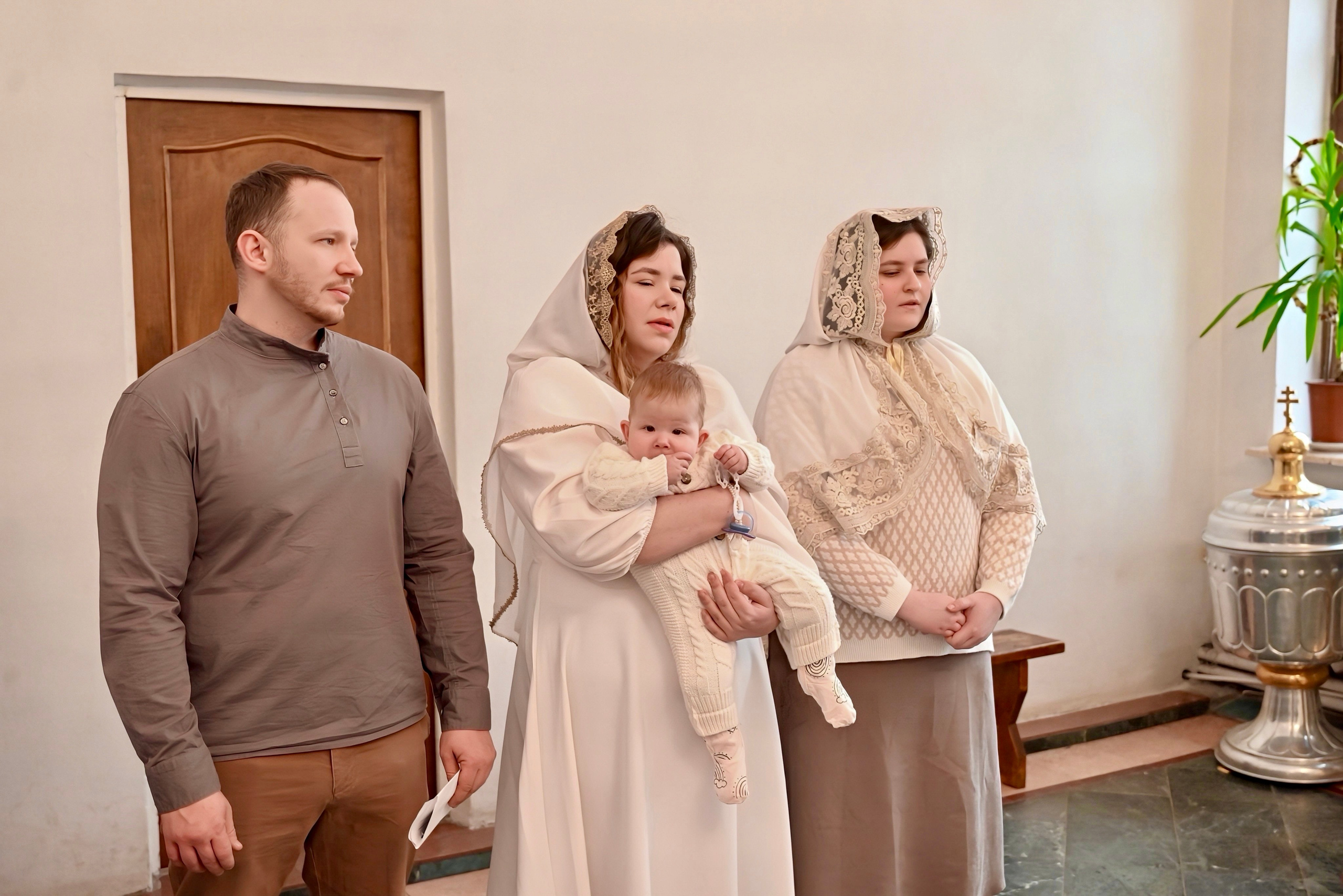 Крещение в Царицыно. Семейный и детский фотограф Москва