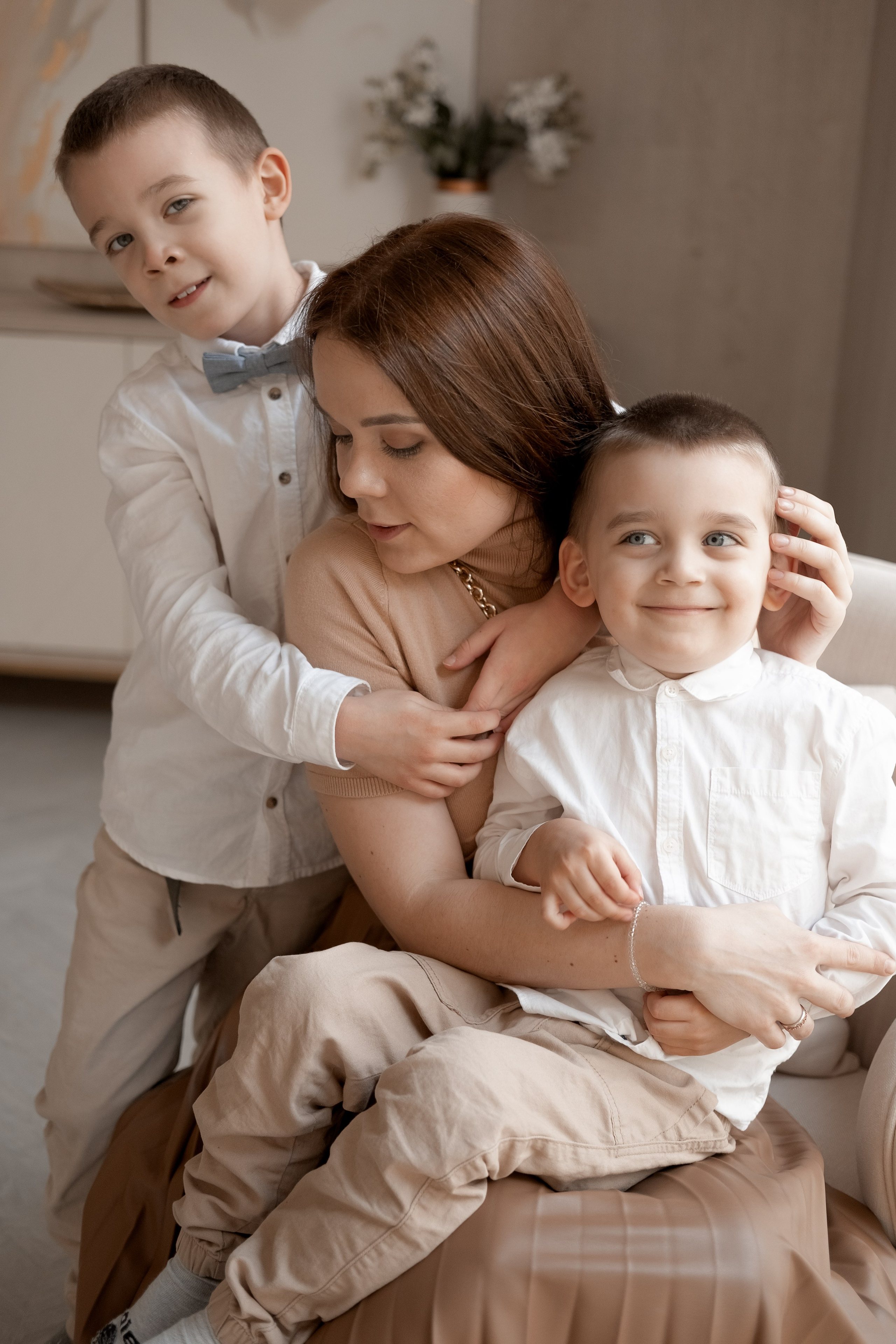 Семейная фотосессия (прогулки и студии). Семейный и женский фотограф в Санкт-Петербурге