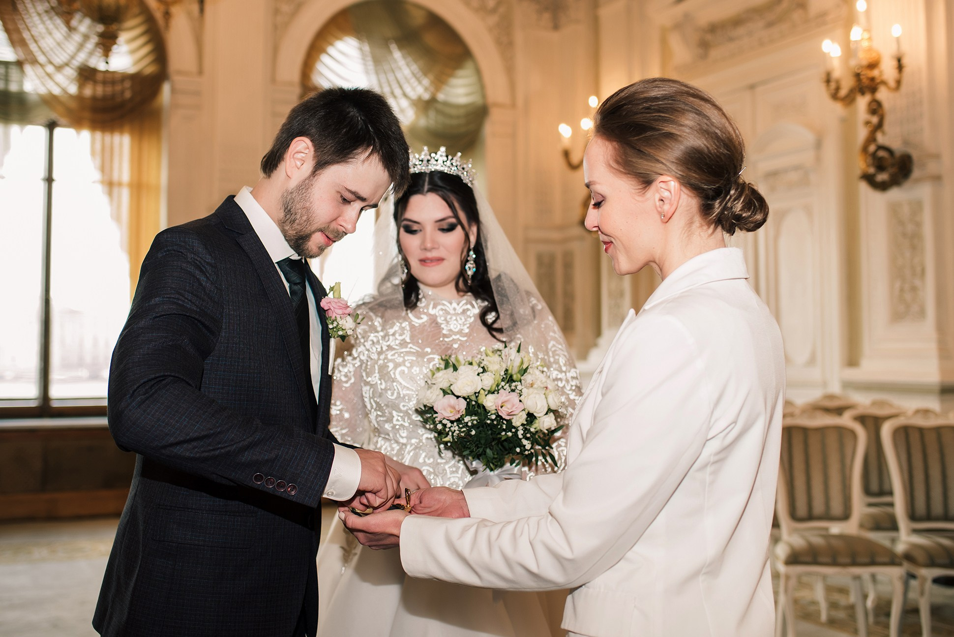 Алина и Илья. Свадебная классика. Семейный и Свадебный фотограф. Санкт-Петербург. Пушкин
