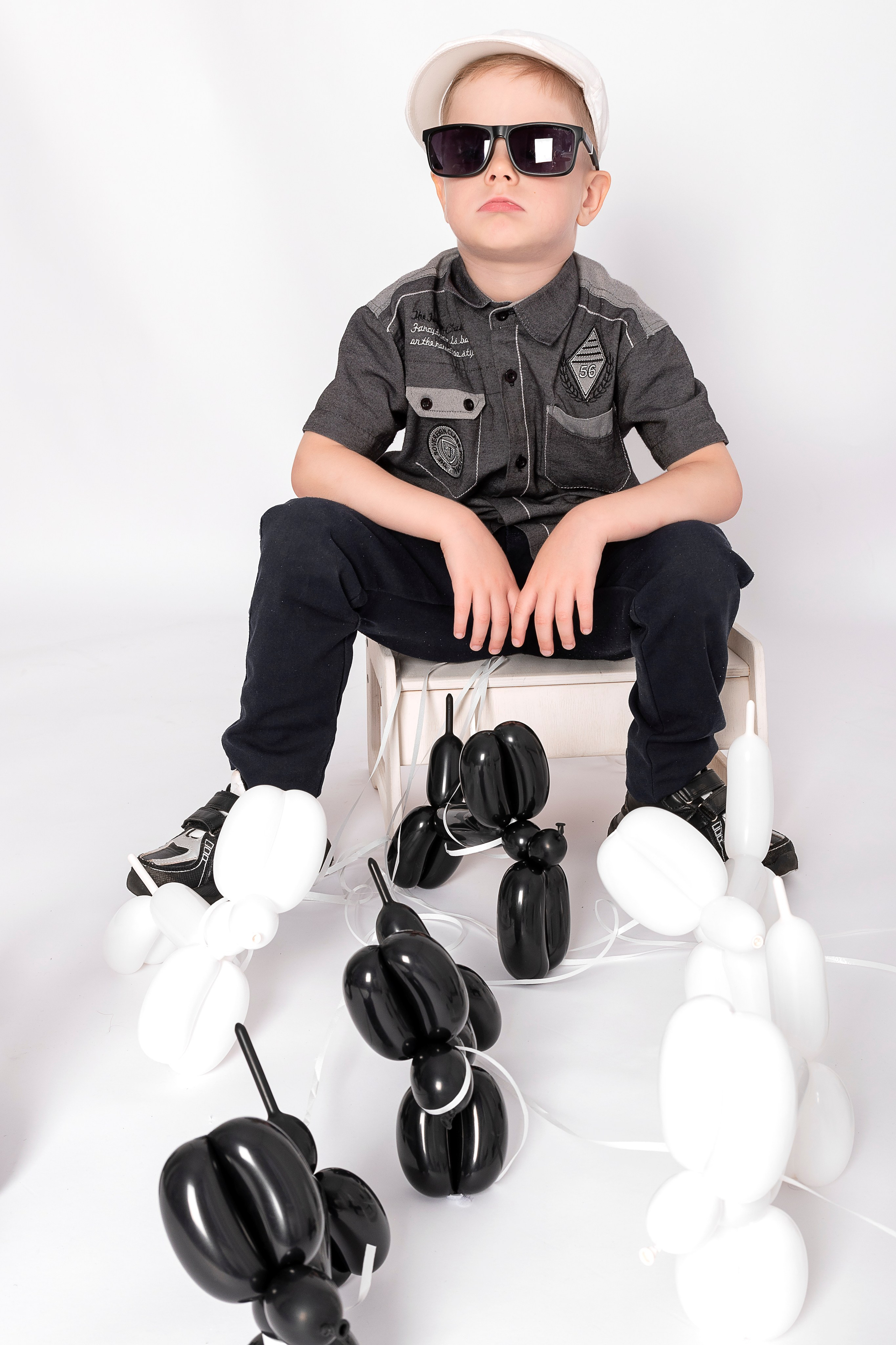 Фотосессия с воздушными собачками для Максима. Фотограф Наталья Жильцова