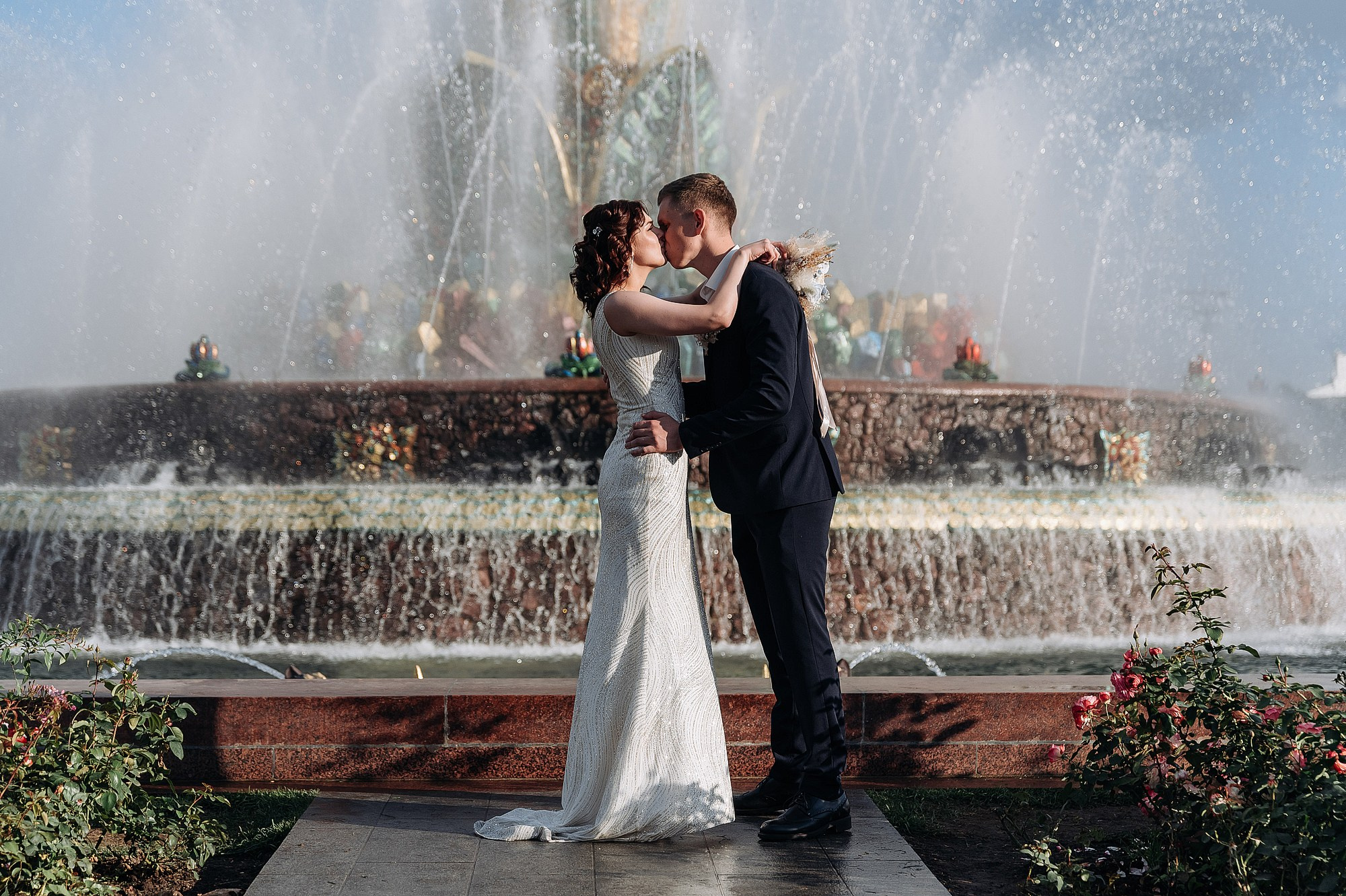 Денис и Екатерина ВДНХ. Свадебный фотограф в Дубне Алексей Фонарёв