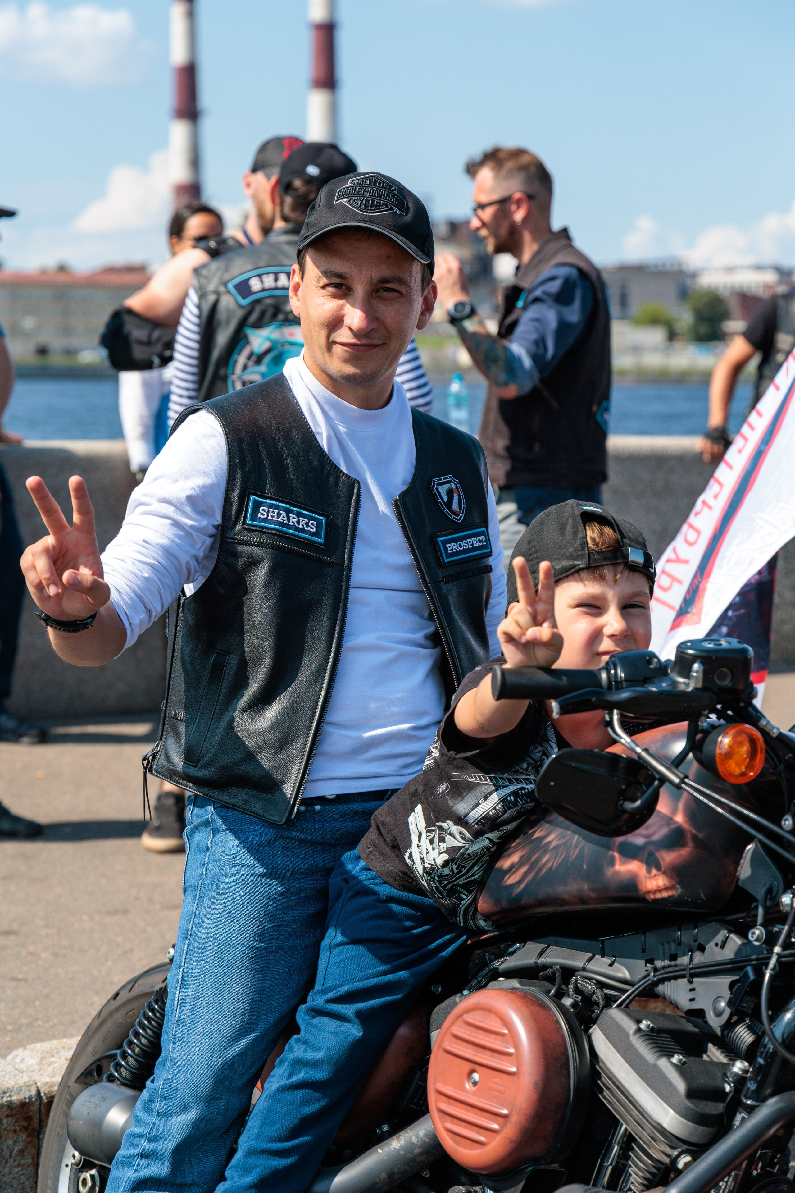 День ВМФ с мотоклубом 28.08.24. Репортажный фотограф Санкт-Петербург | Роман Карбышев