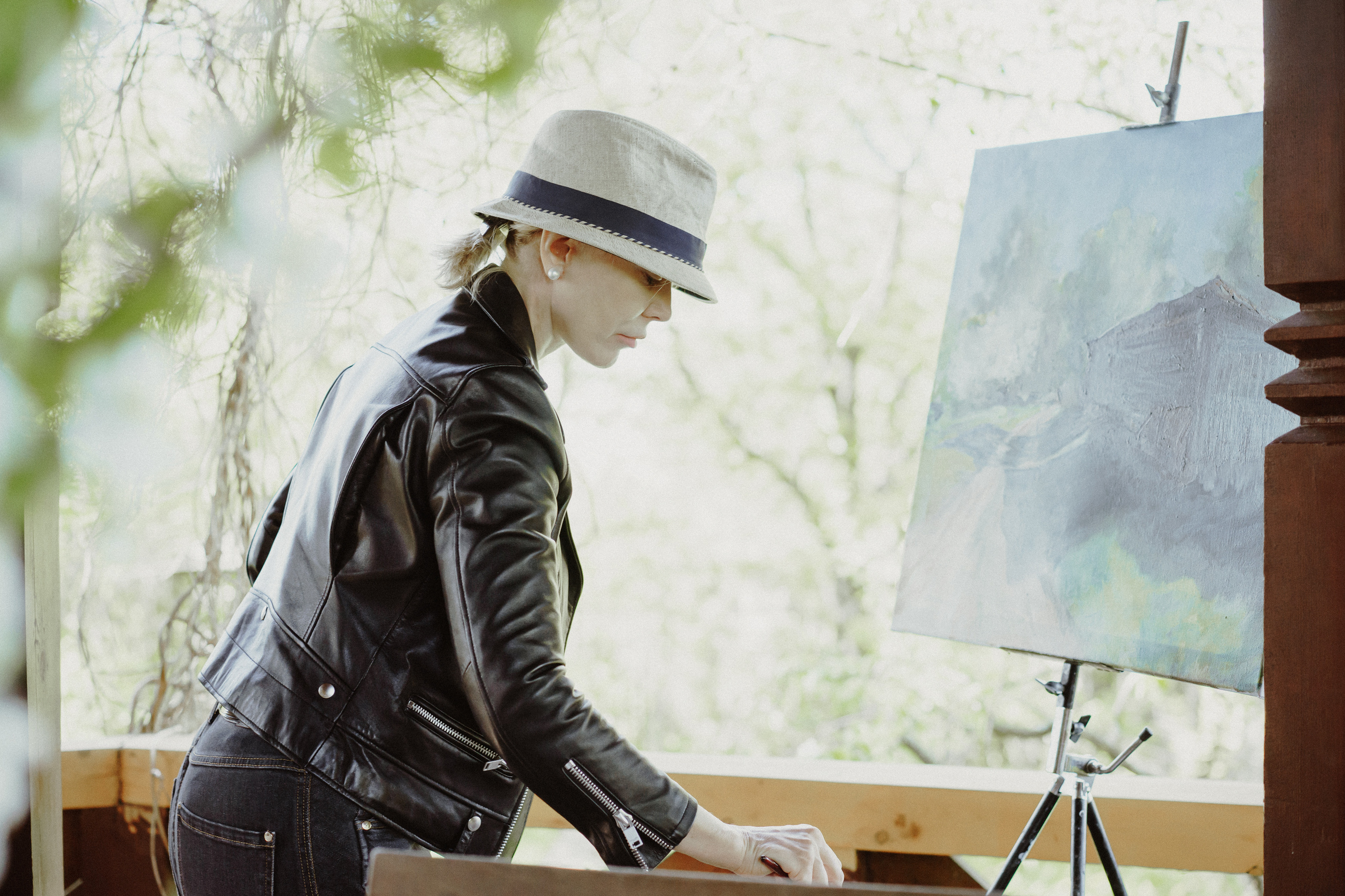 Съёмка художника в Бёхово. Лиза Фирстова — самый добрый фотограф