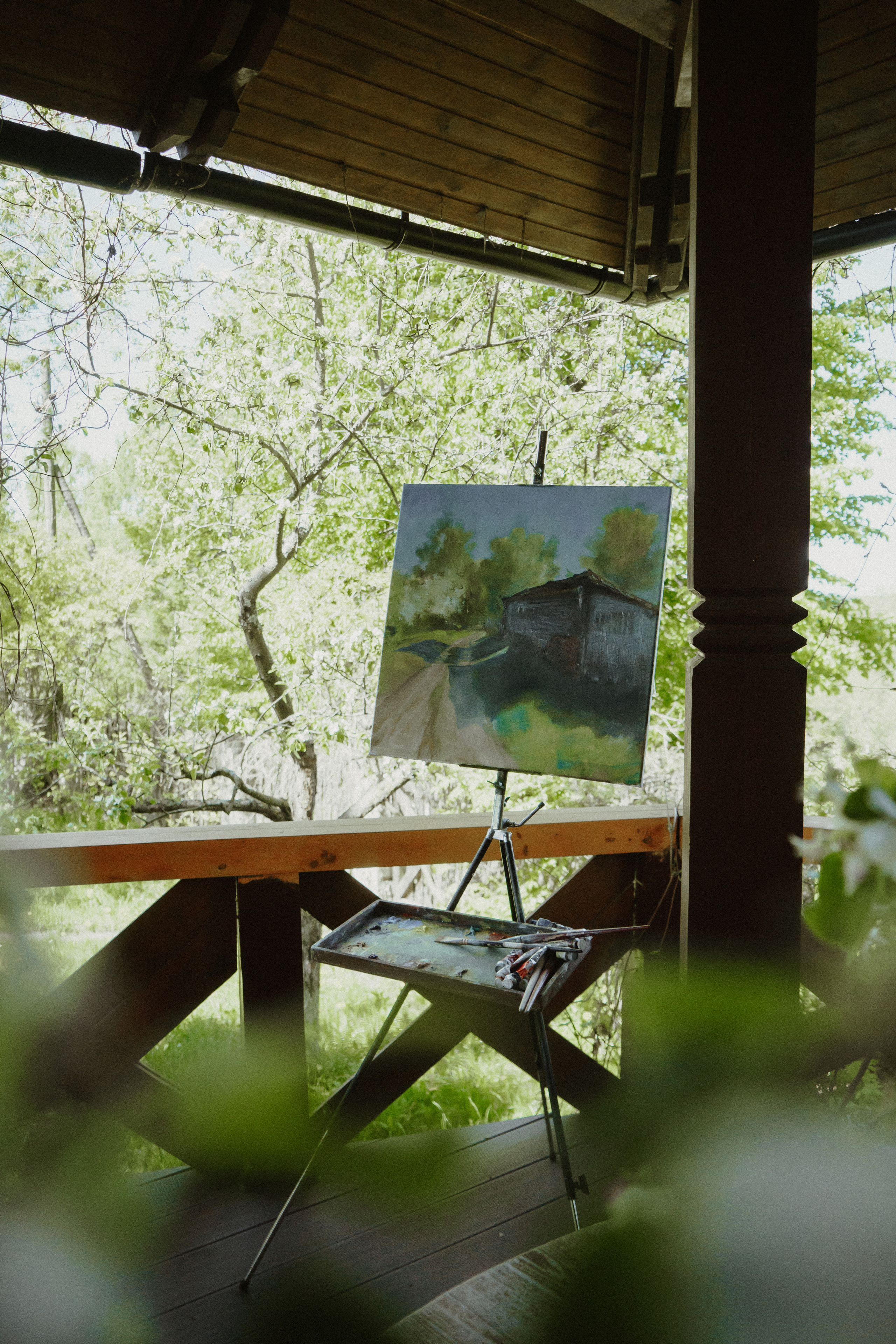 Съёмка художника в Бёхово. Лиза Фирстова — самый добрый фотограф