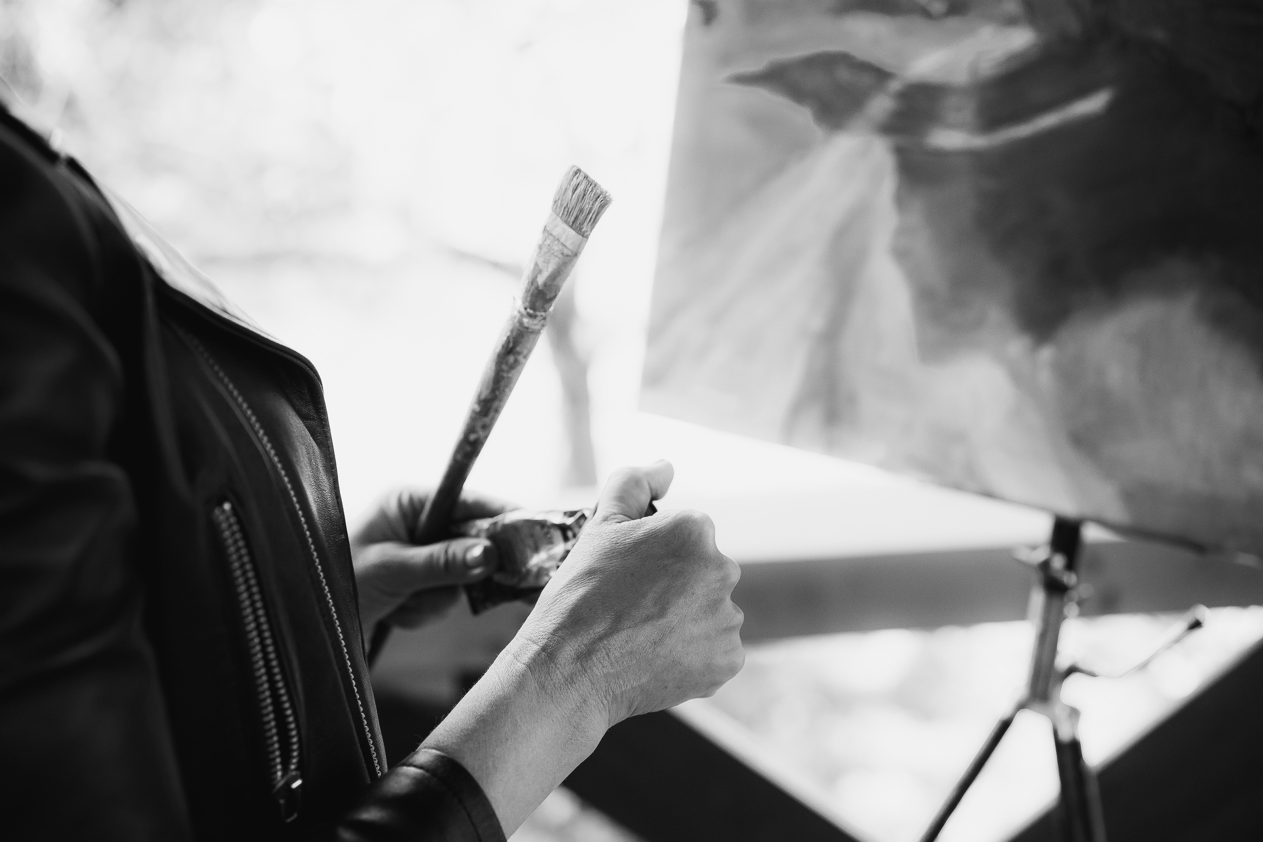 Съёмка художника в Бёхово. Лиза Фирстова — самый добрый фотограф