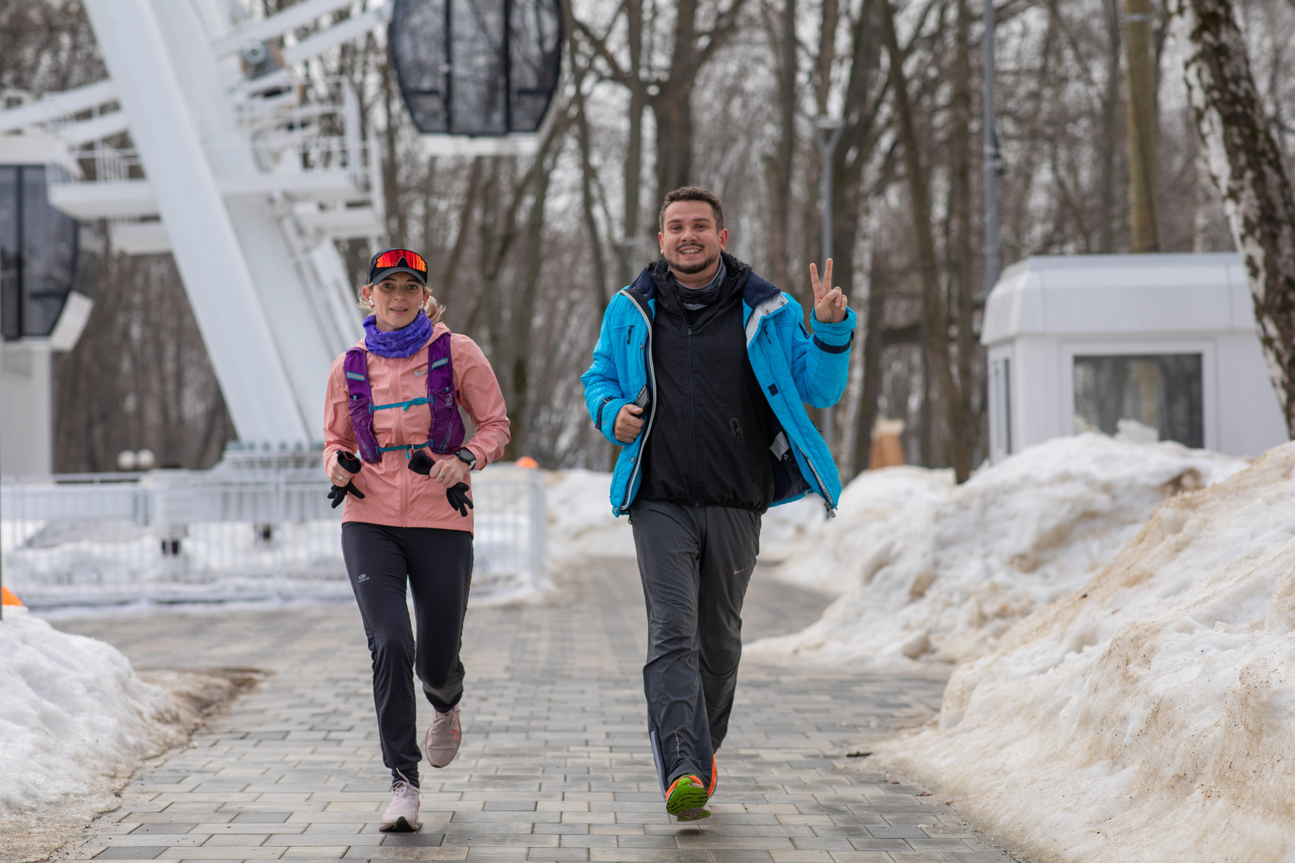 95-й масленичный забег 5 вёрст Химки, 16 марта 2024 г. Фотограф Сергей Ловкий