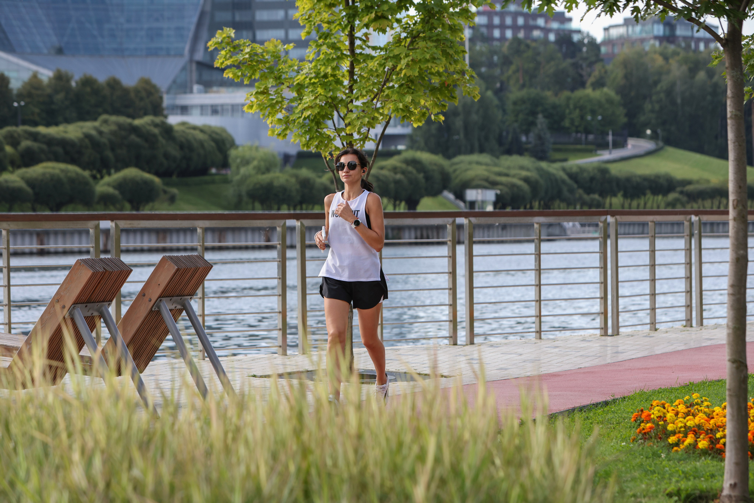 Последний летний старт 5 вёрст Павшинская пойма. Фотограф Сергей Ловкий