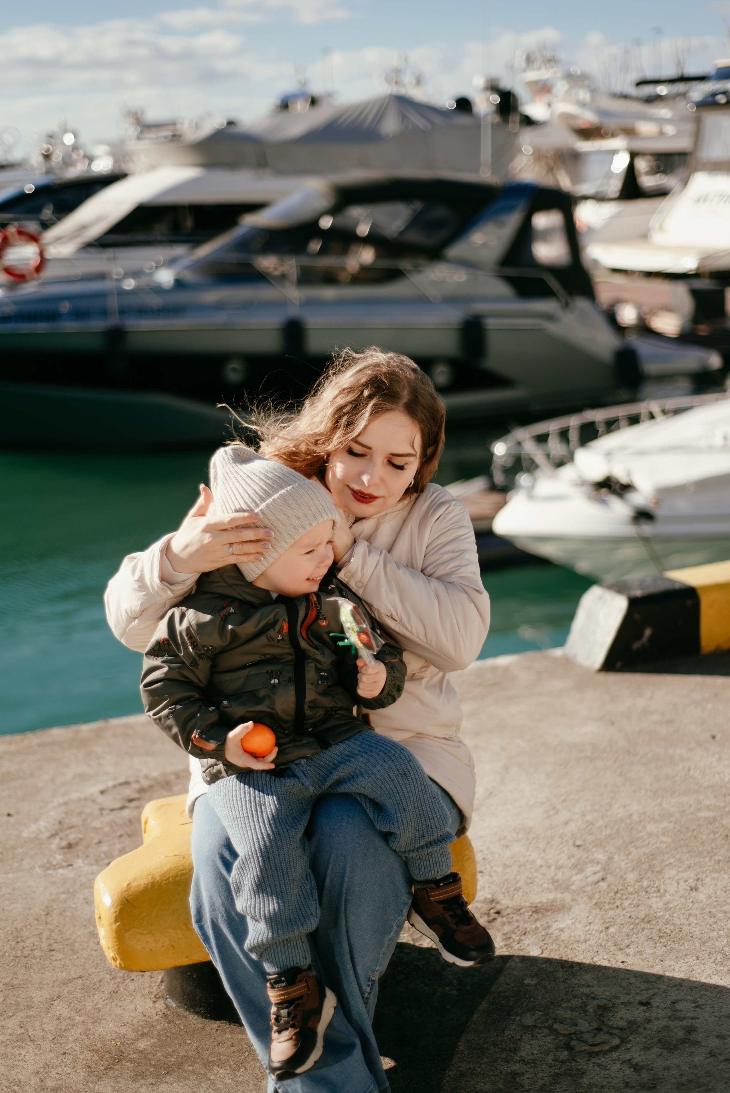 Зимнее море. Семейный и женский фотограф Лоо Краснодар Сочи Энем Татьяна Трибурт