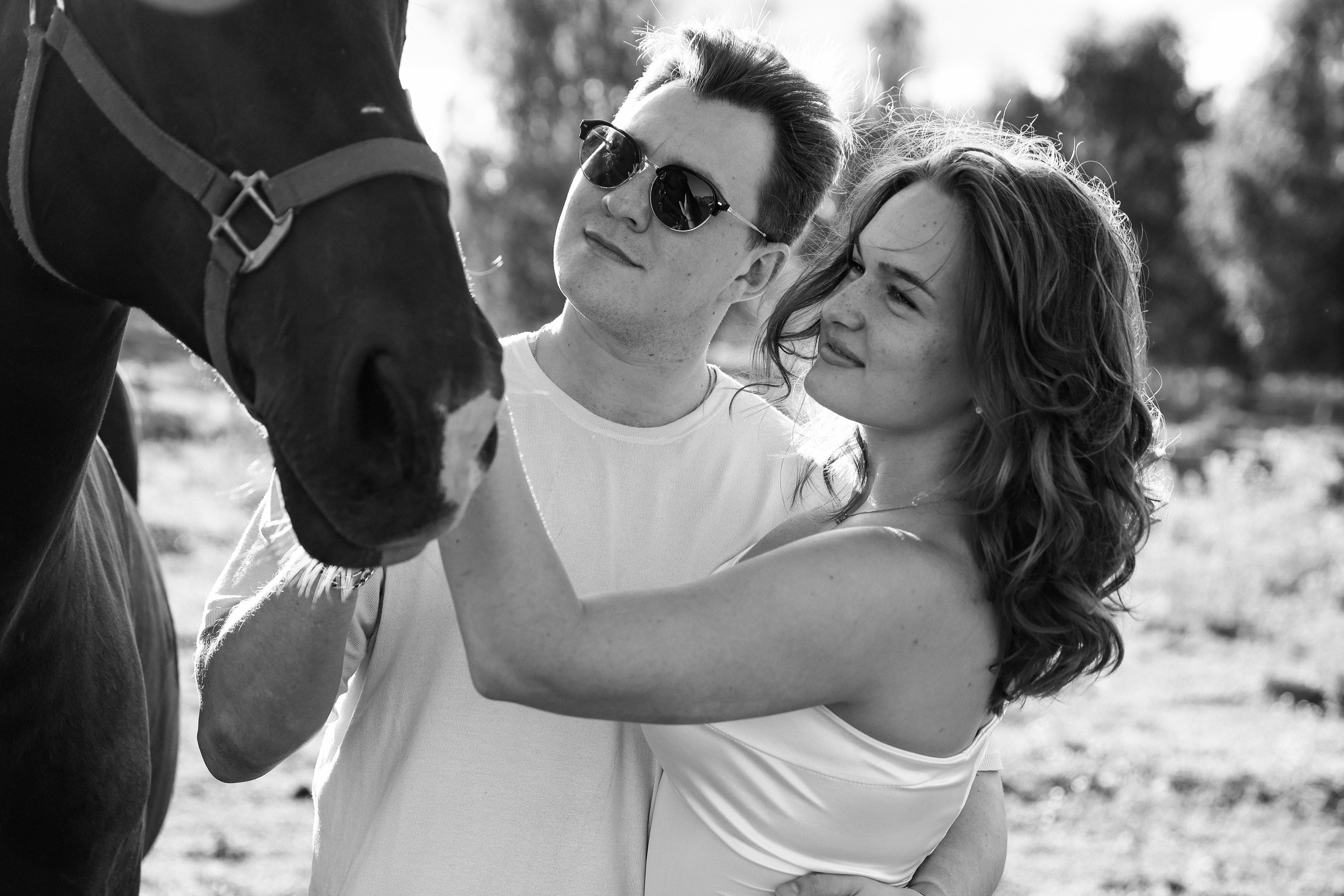 Валентин & Валерия. Конная прогулка. Свадебный и Event фотограф в Москве Бажина Ирина