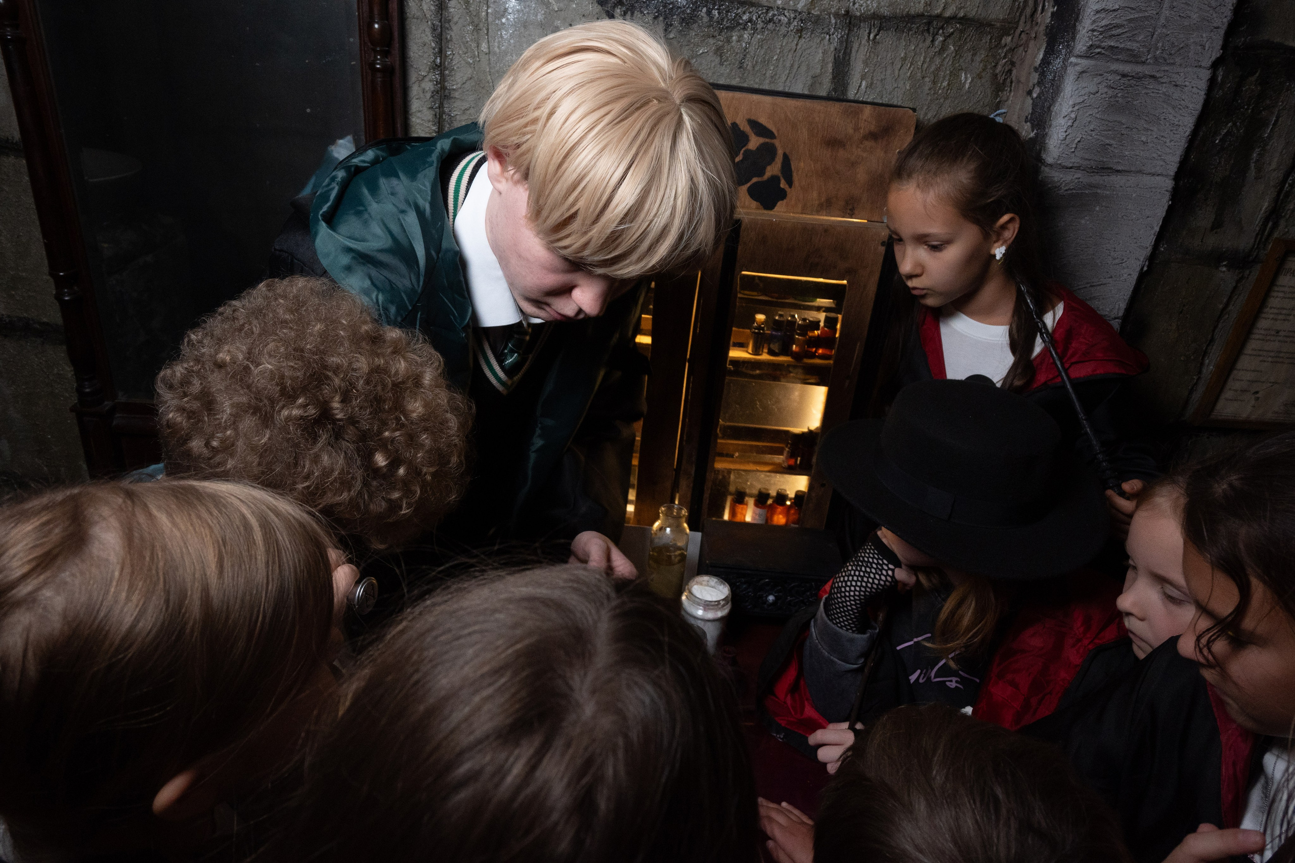 День рождения ребенка в «Подземелье Слизерин». Фотограф мероприятий в Москве