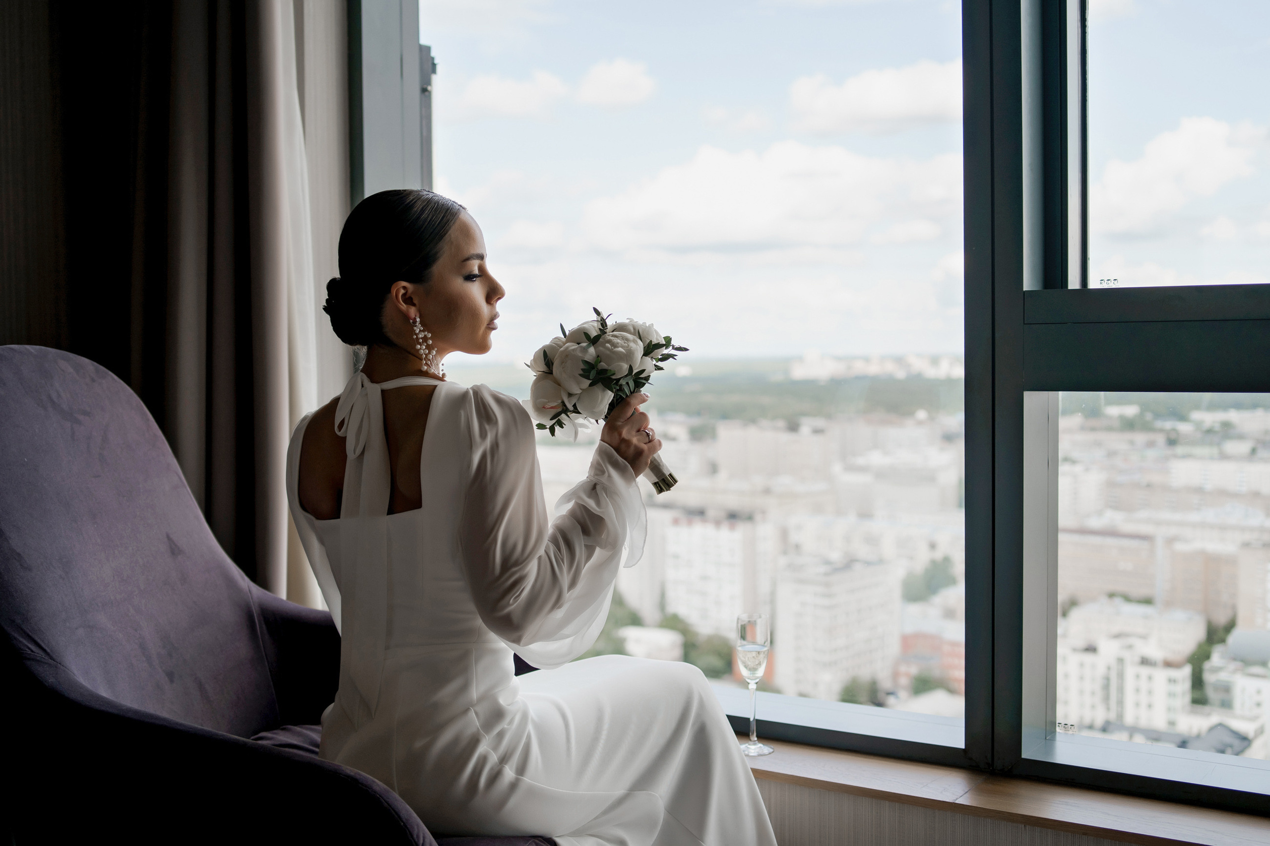 Фотосессия утра невесты в Рэдиссон Блу Олимпийский. Свадебный и семейный фотограф в Москве Светлана Зоткина