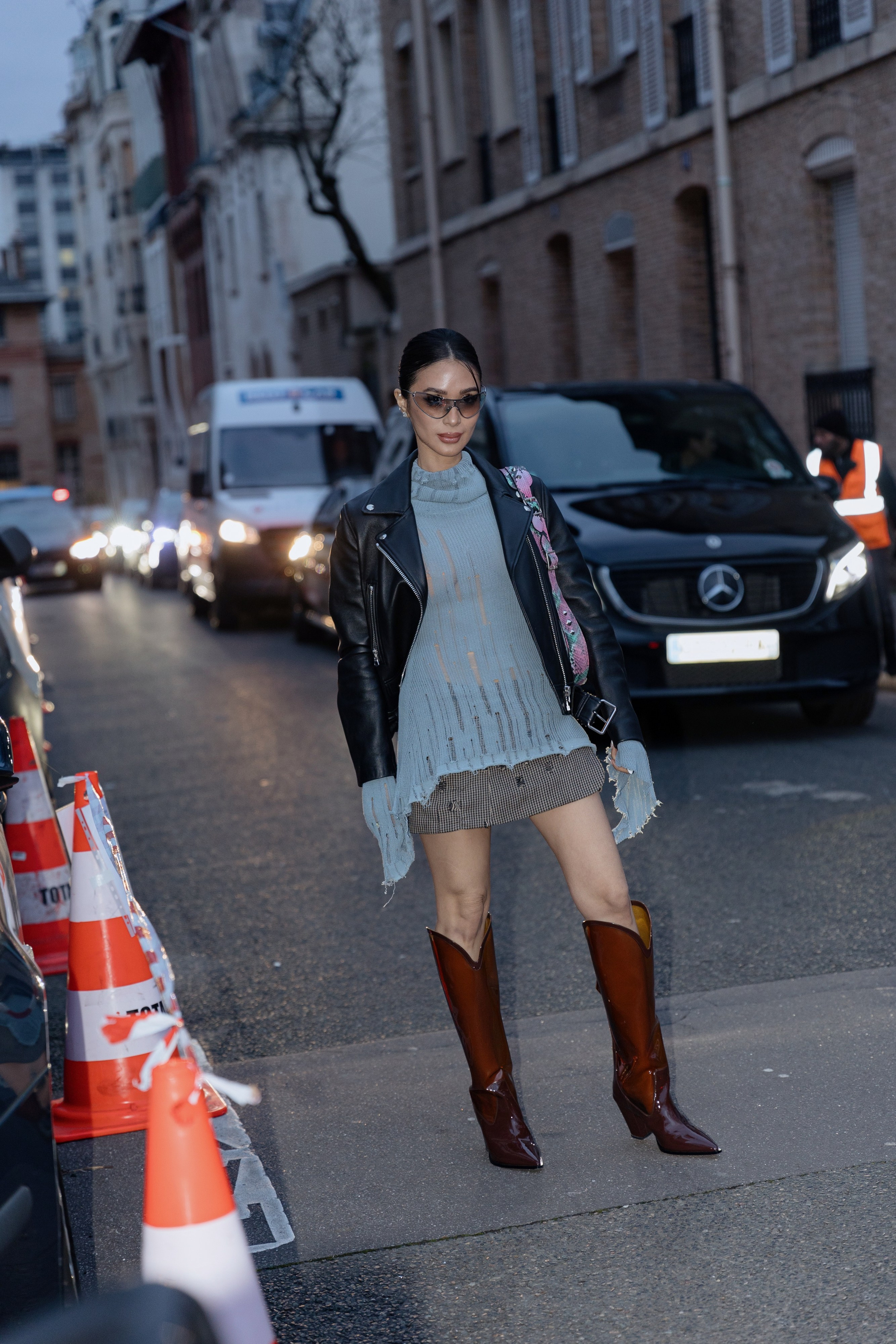 ACNE PFW WOMENSWEAR FALL-WINTER 24/25. Photographer in Milan Ivan Goncharov