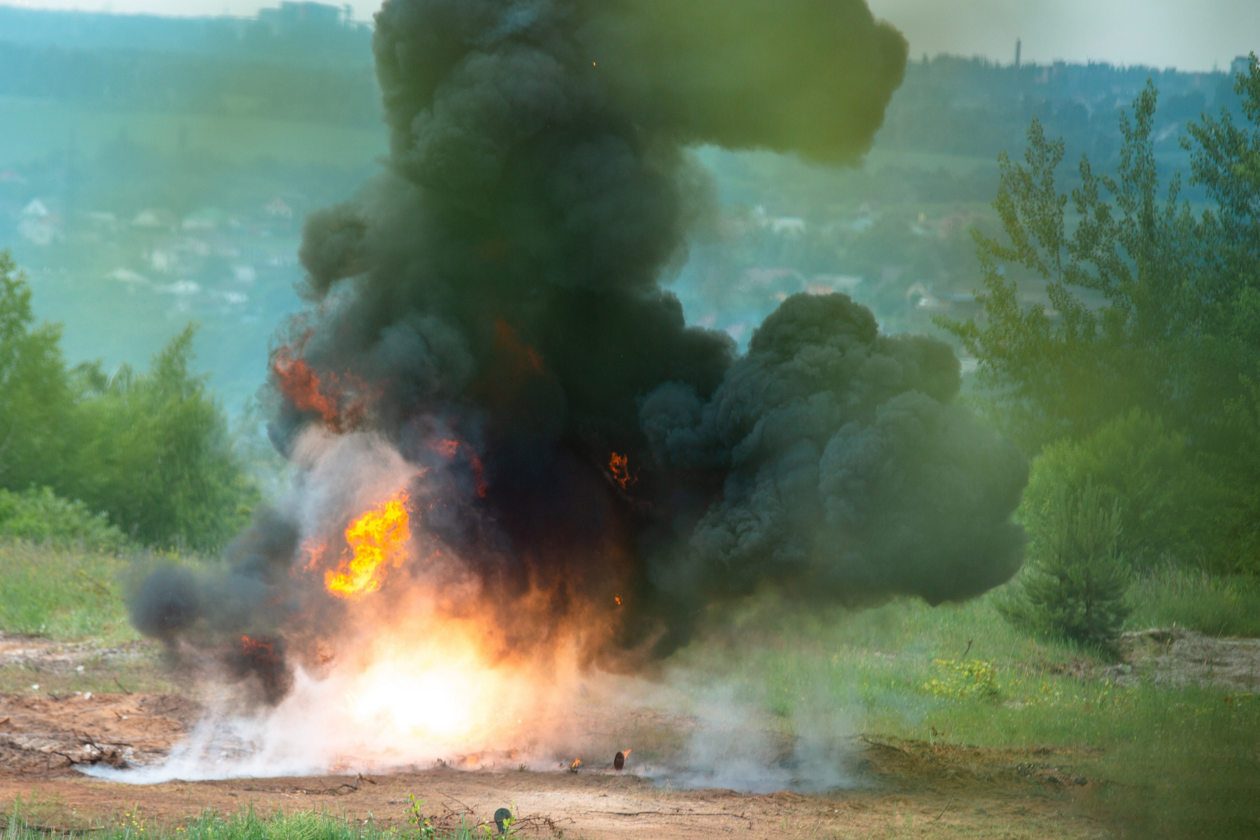 Воронеж " Город в огне ". Профессиональный фотограф в Мценске и Орловской области