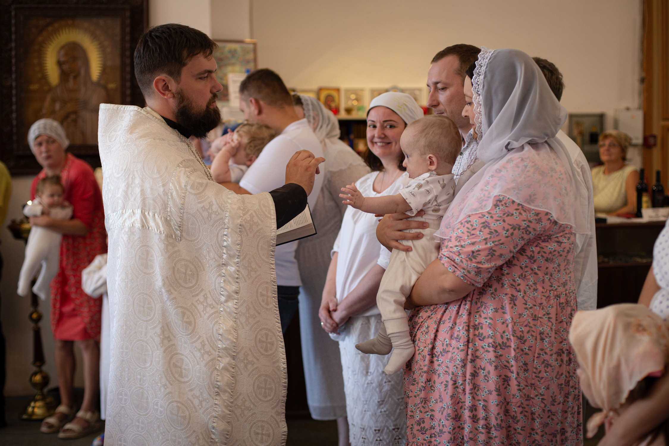 Крещения Ивана. Семейный и детский фотограф г. Ногинск Катерина Ганюхина