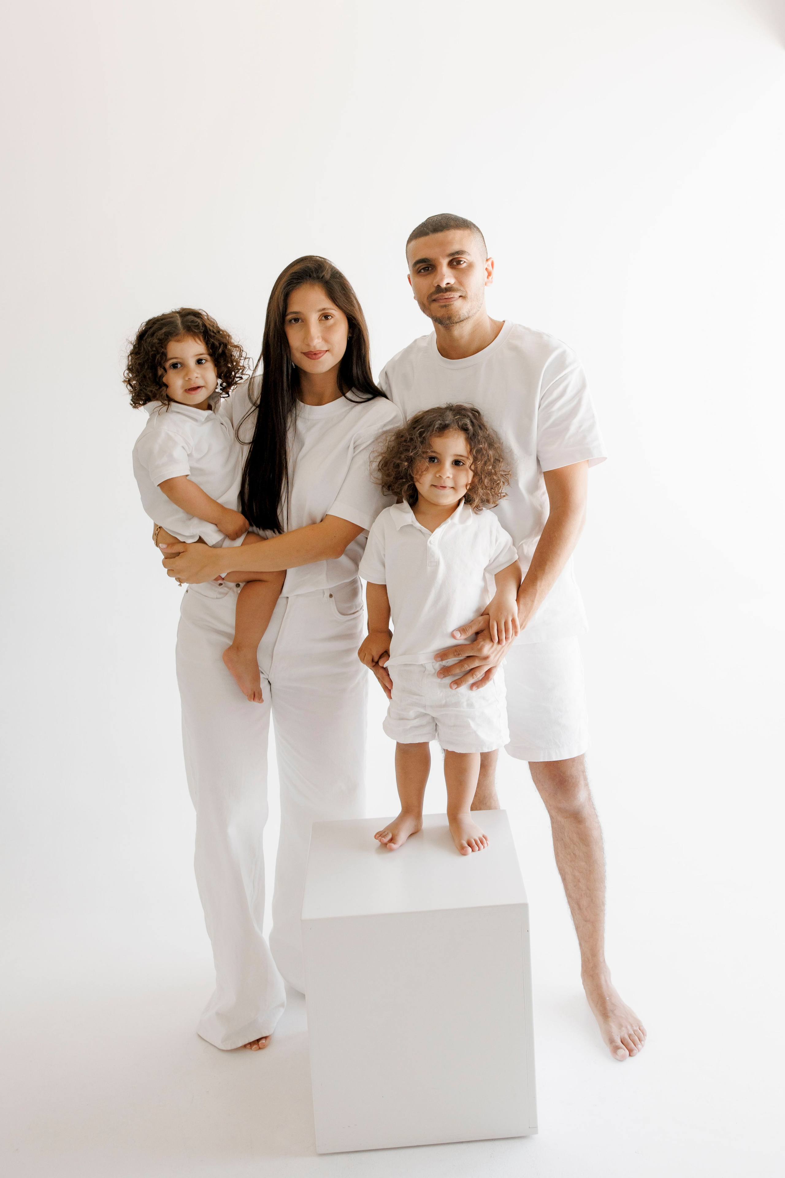 Family photoshoot inside the studio in Hadera. Wedding and family photographer