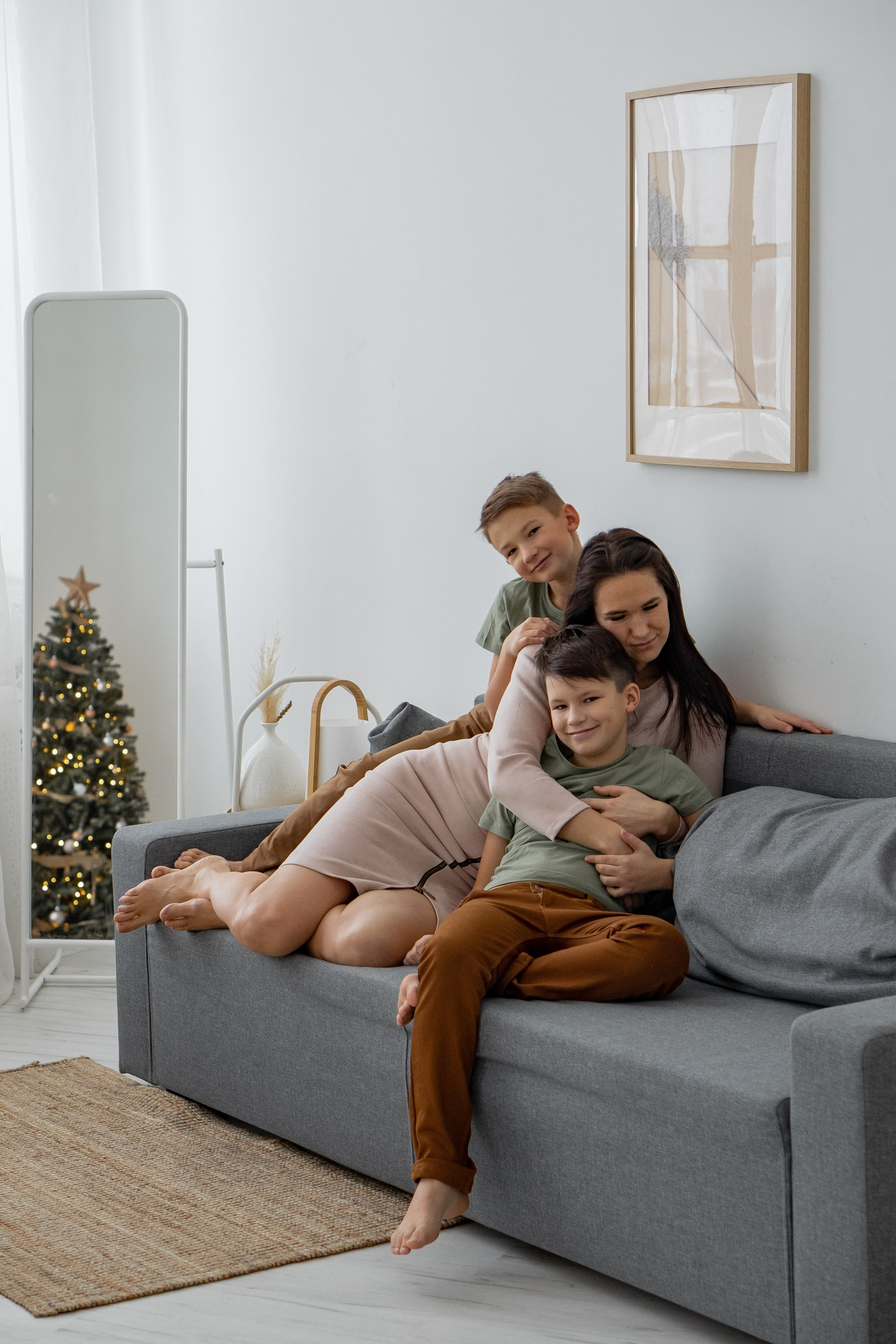 Семья Н. в фотостудии. Фотограф Ольга Игорева