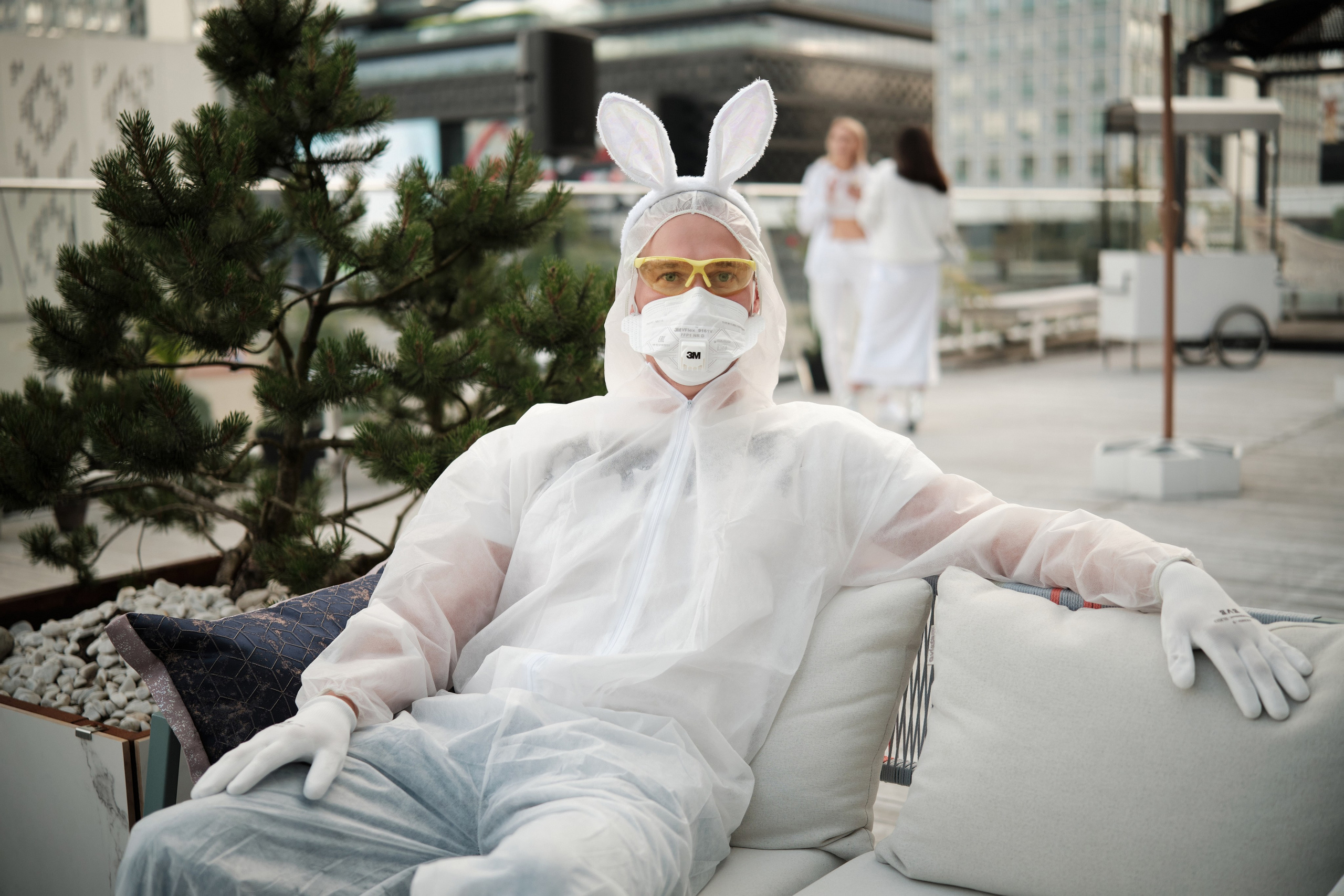 Burning Man на террасе White Point. Репортажный фотограф Дмитрий Литвинский. Минск, Беларусь, мир