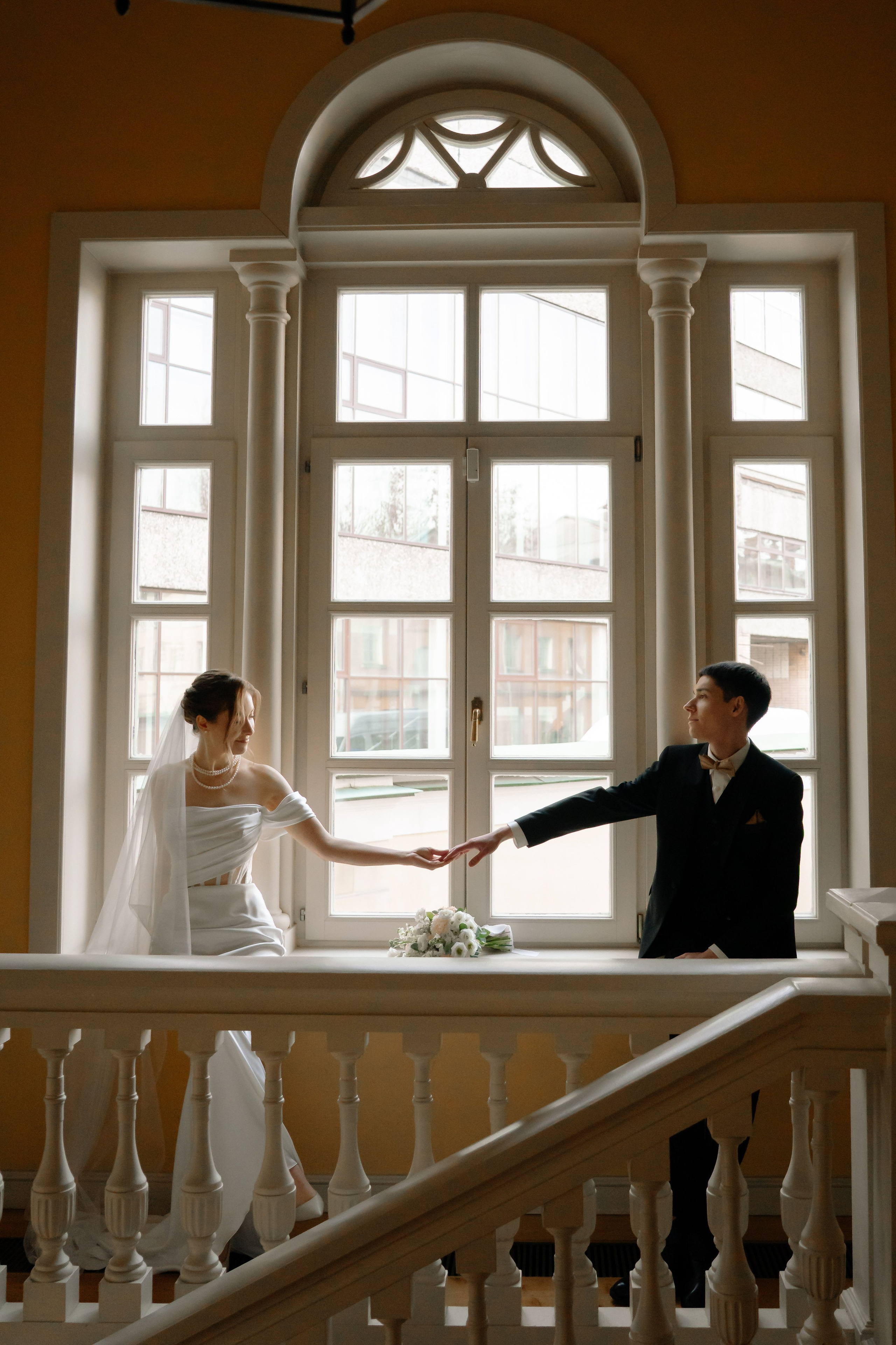 Свадебная фотосессия в Библиотеке читальне им. Пушкина