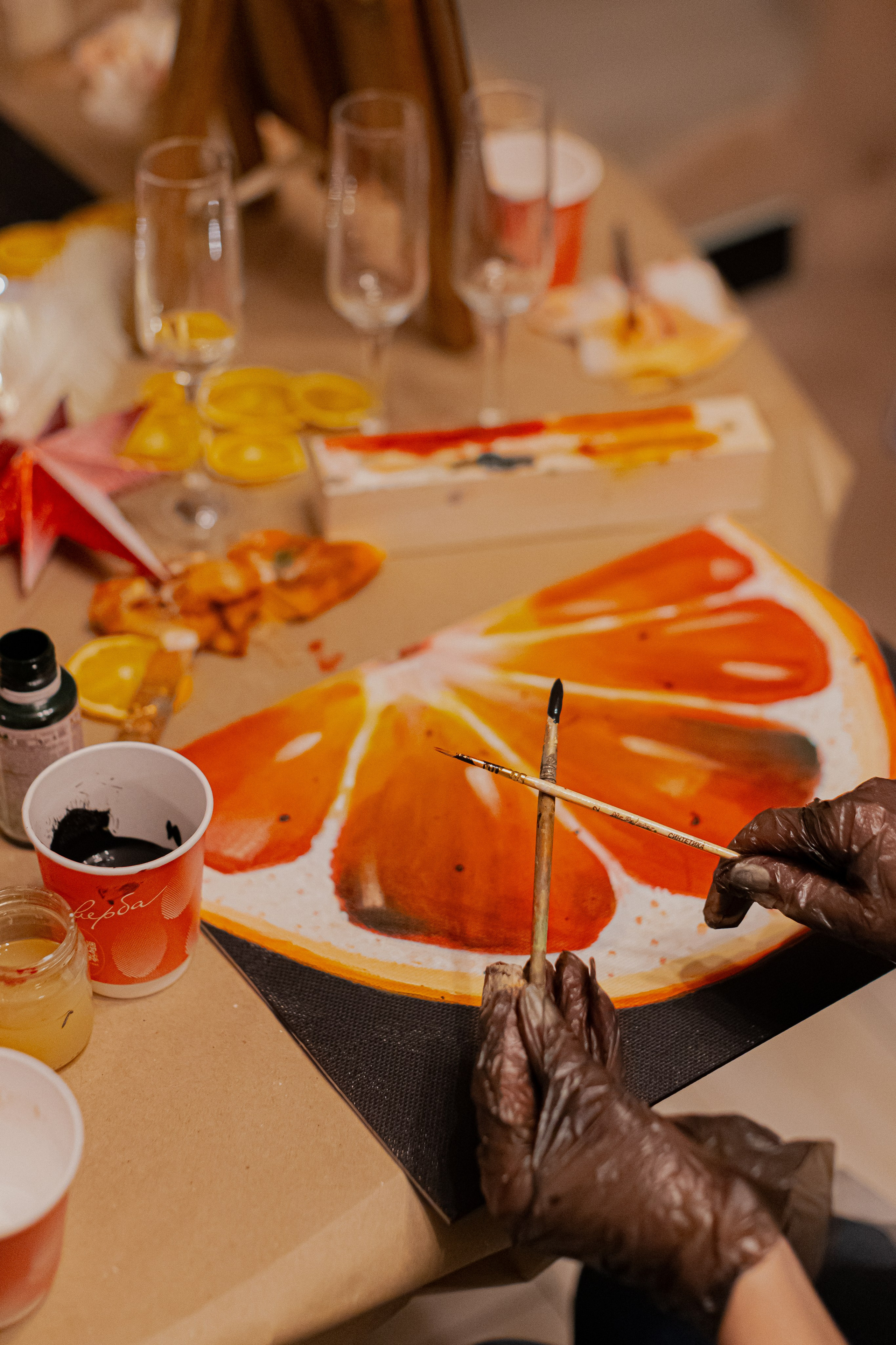 Мк Апельсин (для женского клуба ВМЕСТЕ). Анастасия Ракчеева Художник