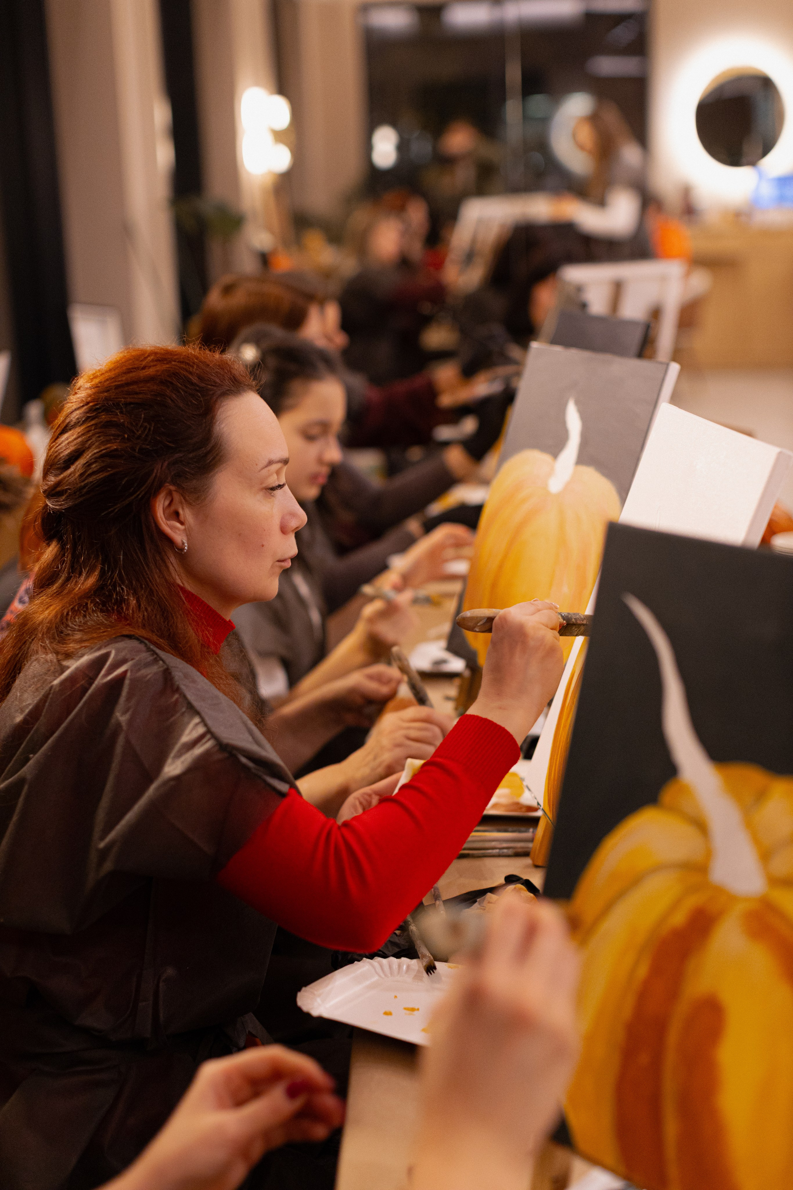 МК Тыква в кафе Здрасте. Анастасия Ракчеева Художник