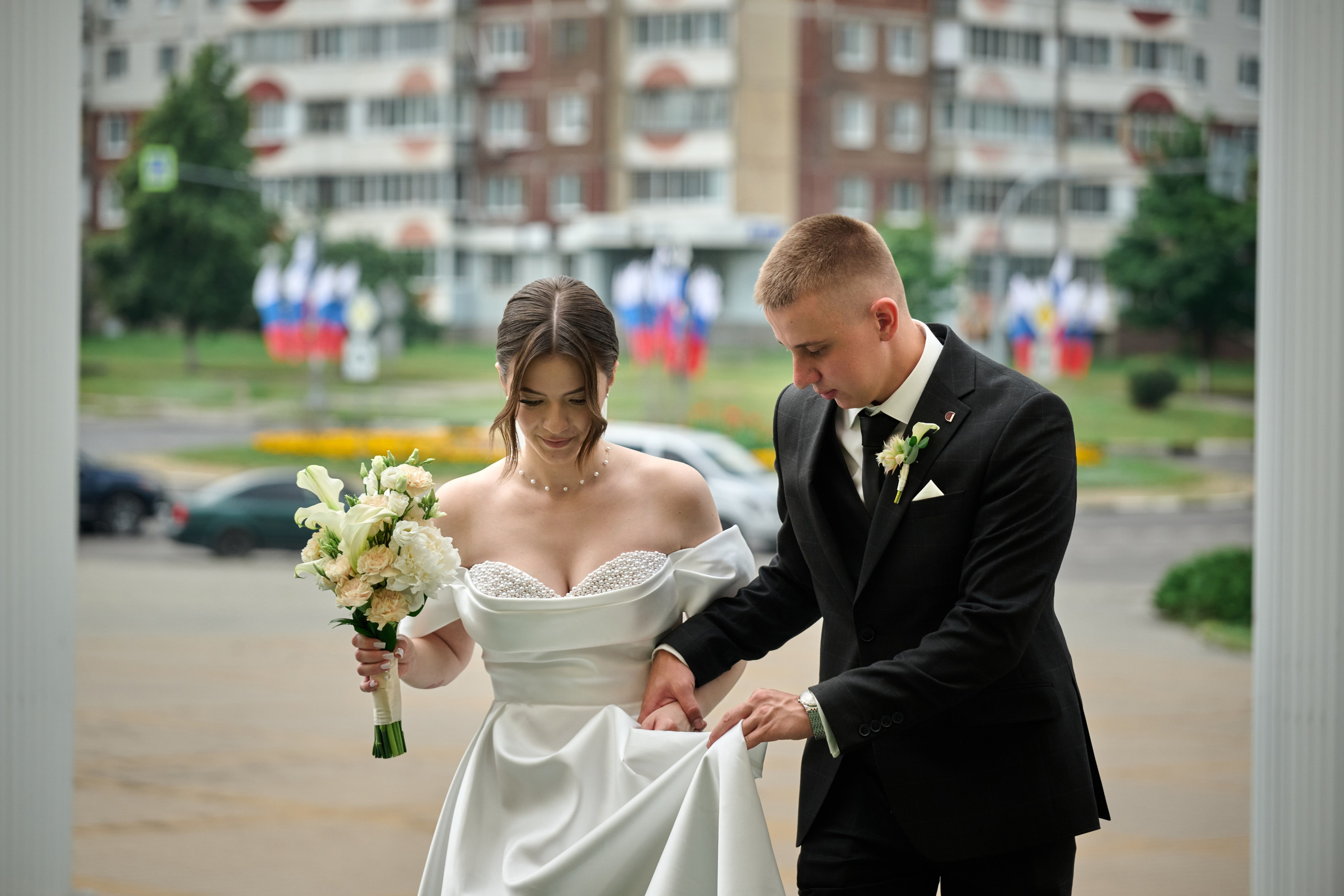 Свадебная фотосессия Никиты и Ангелины в Старом Осколе. Профессиональный фотограф Старый Оскол, Губкин — свадьба, венчание, крещение, юбилей и день рождения