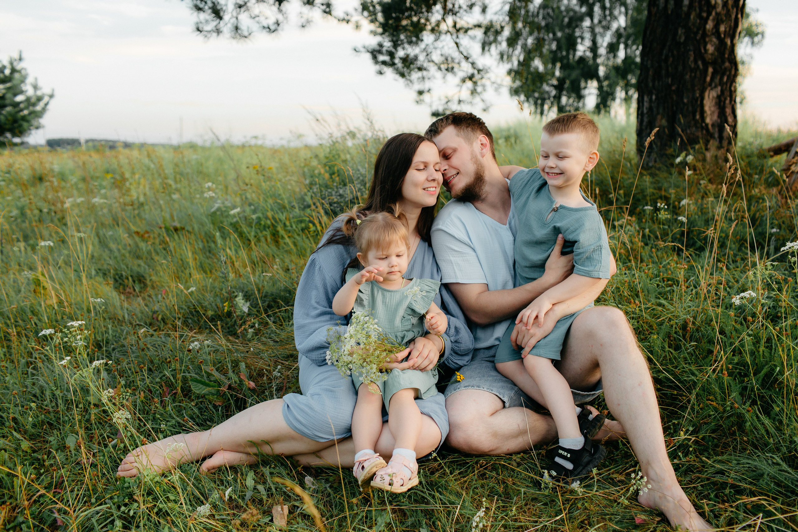 Никита, Настя, Добрыня и Злата. Свадебный и семейный фотограф Иваново Елена Угодина