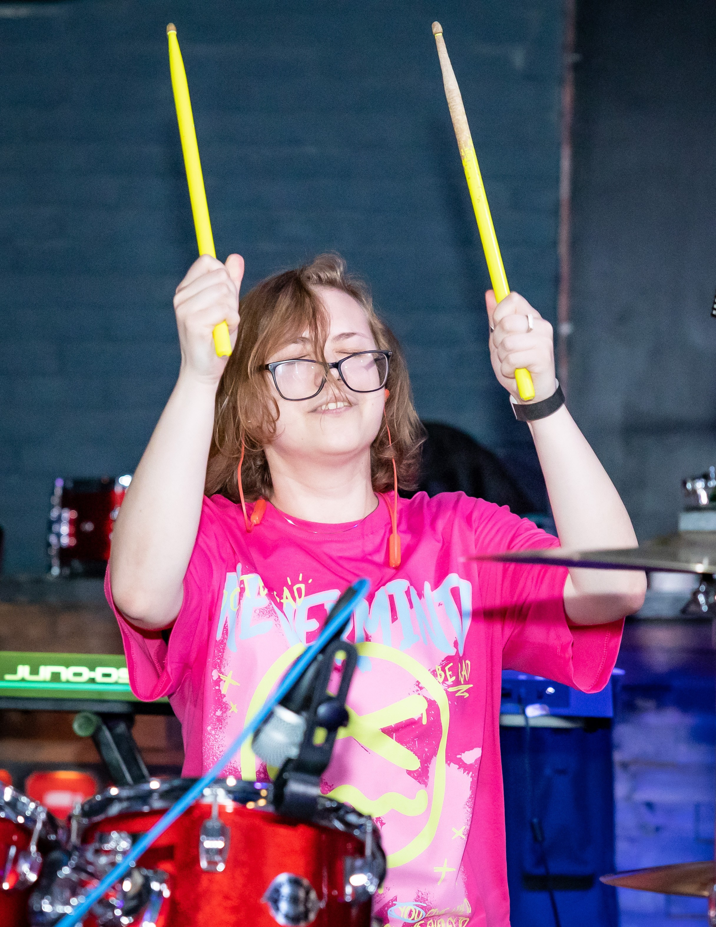 Концерт «Не Школа Барабанов» в Клубе «SOVA». Фотограф Владимир Охрименко