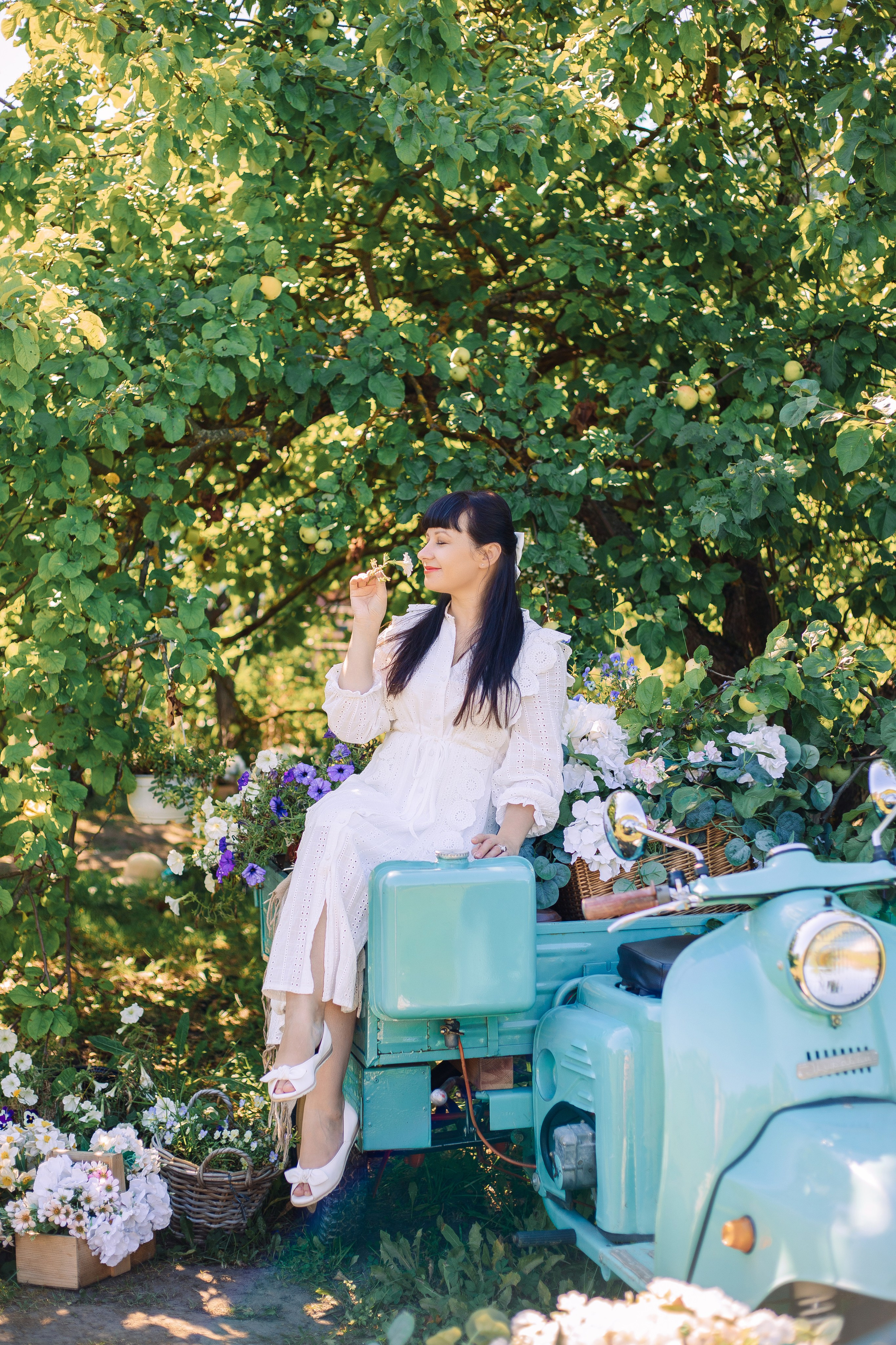 Индивидуальная фотосессия в подсолнухах. Фотограф в Санкт-Петербурге, Анна Скворцова