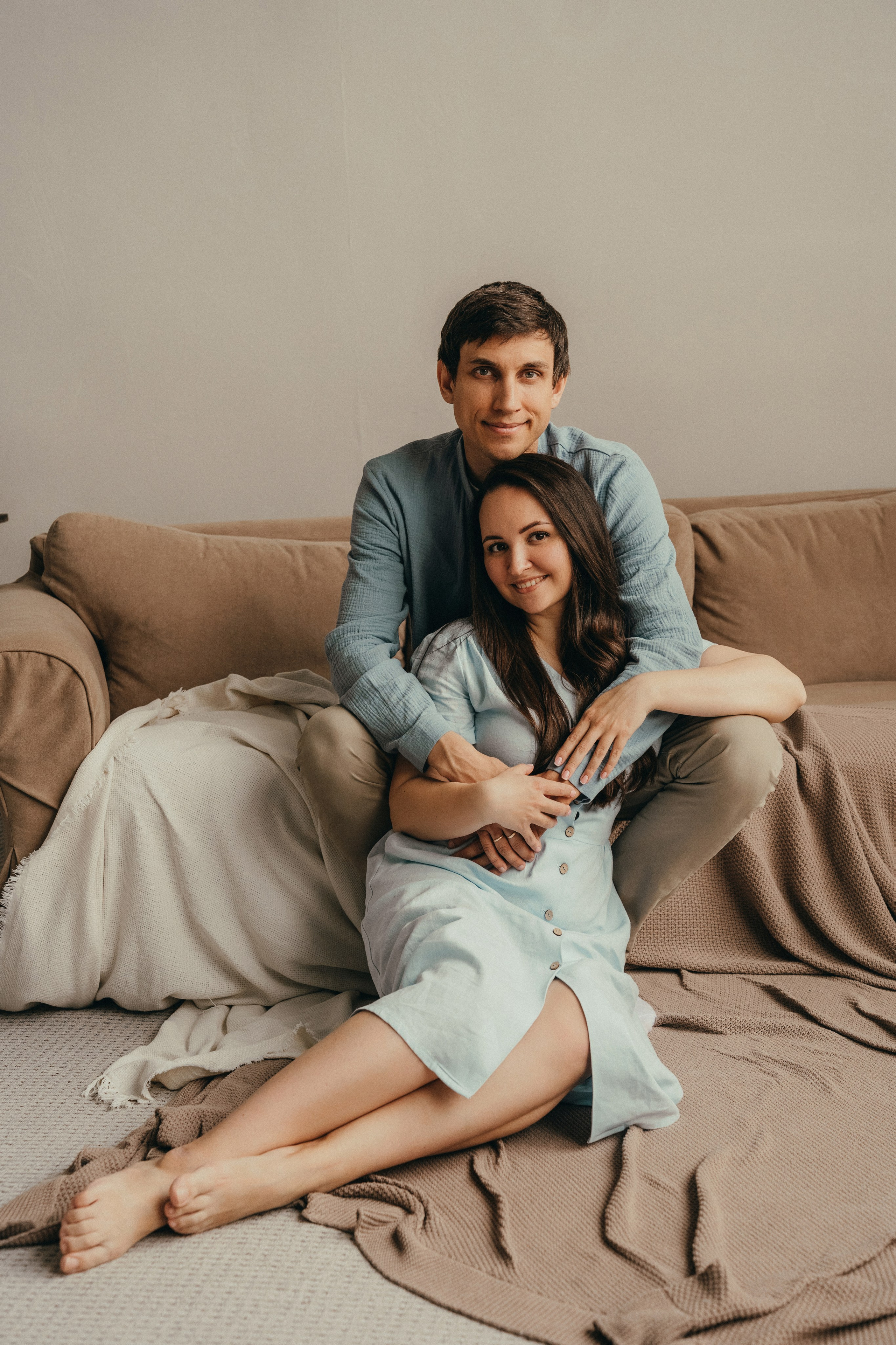 Дима, Настя, Макар и Серофим. Семейный фотограф • Домашние съемки в Нижнем Новгороде