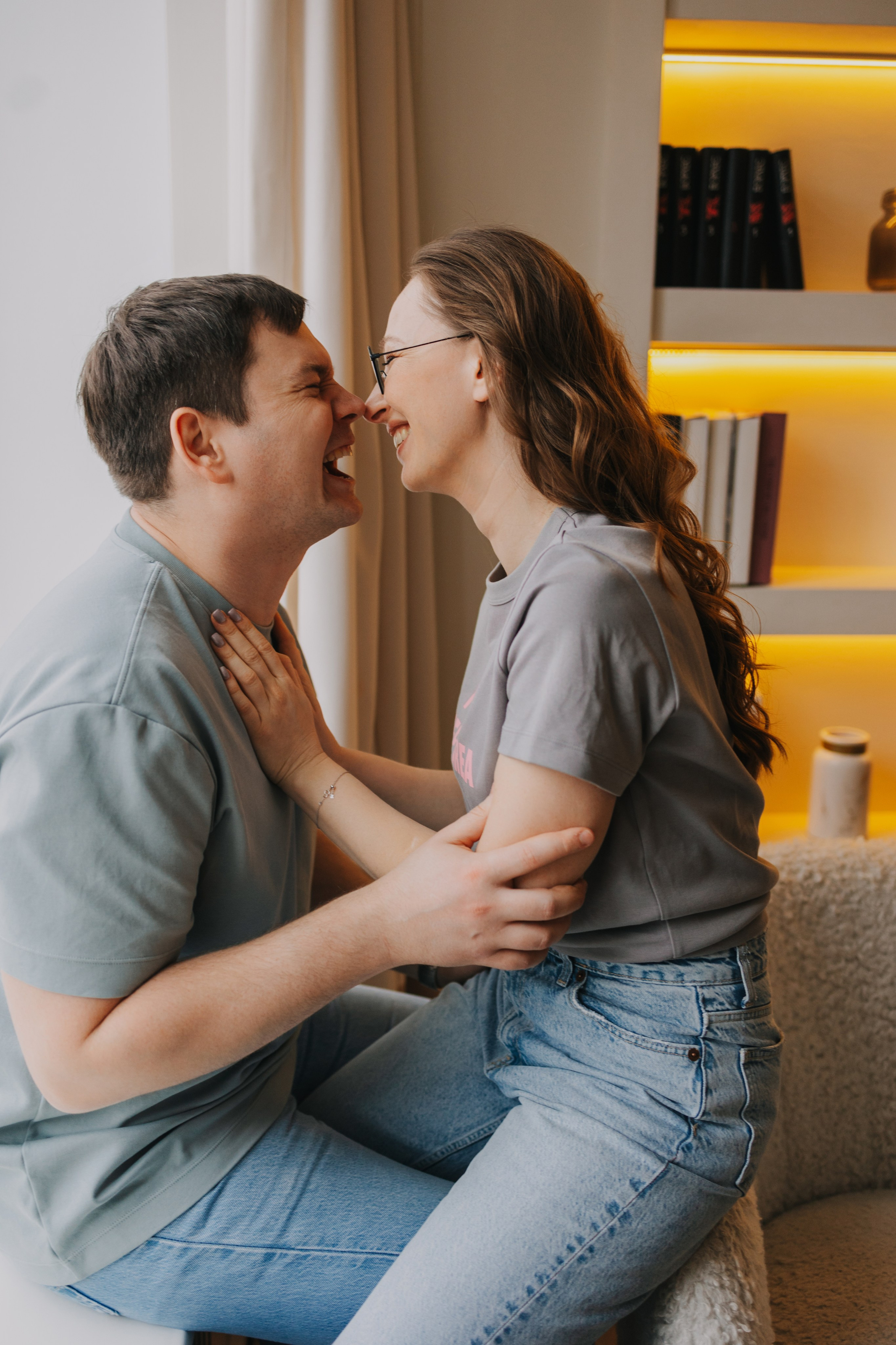 Большая семья. Домашняя фотосессия