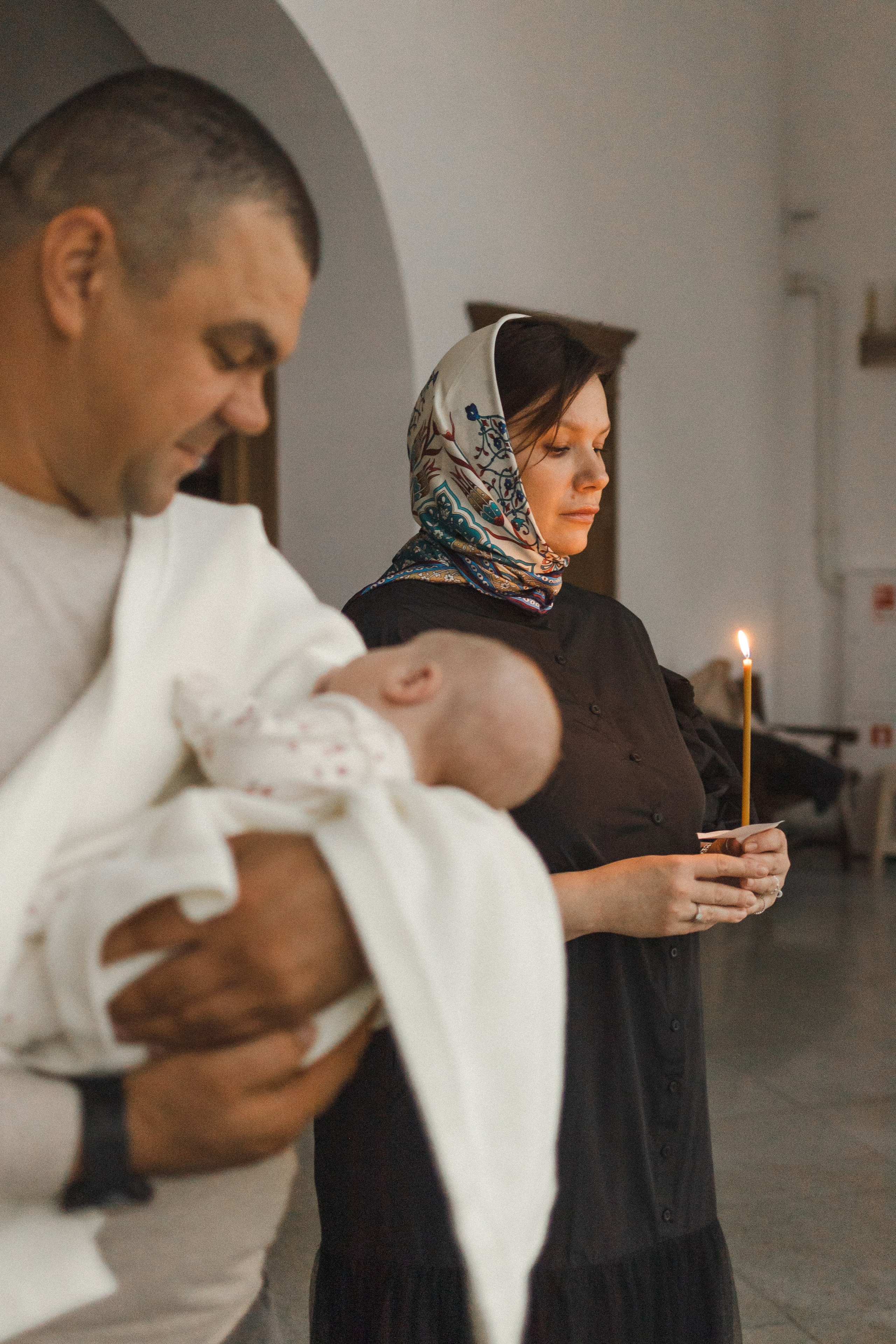 Крещение Стефании. Семейный фотограф в Москве