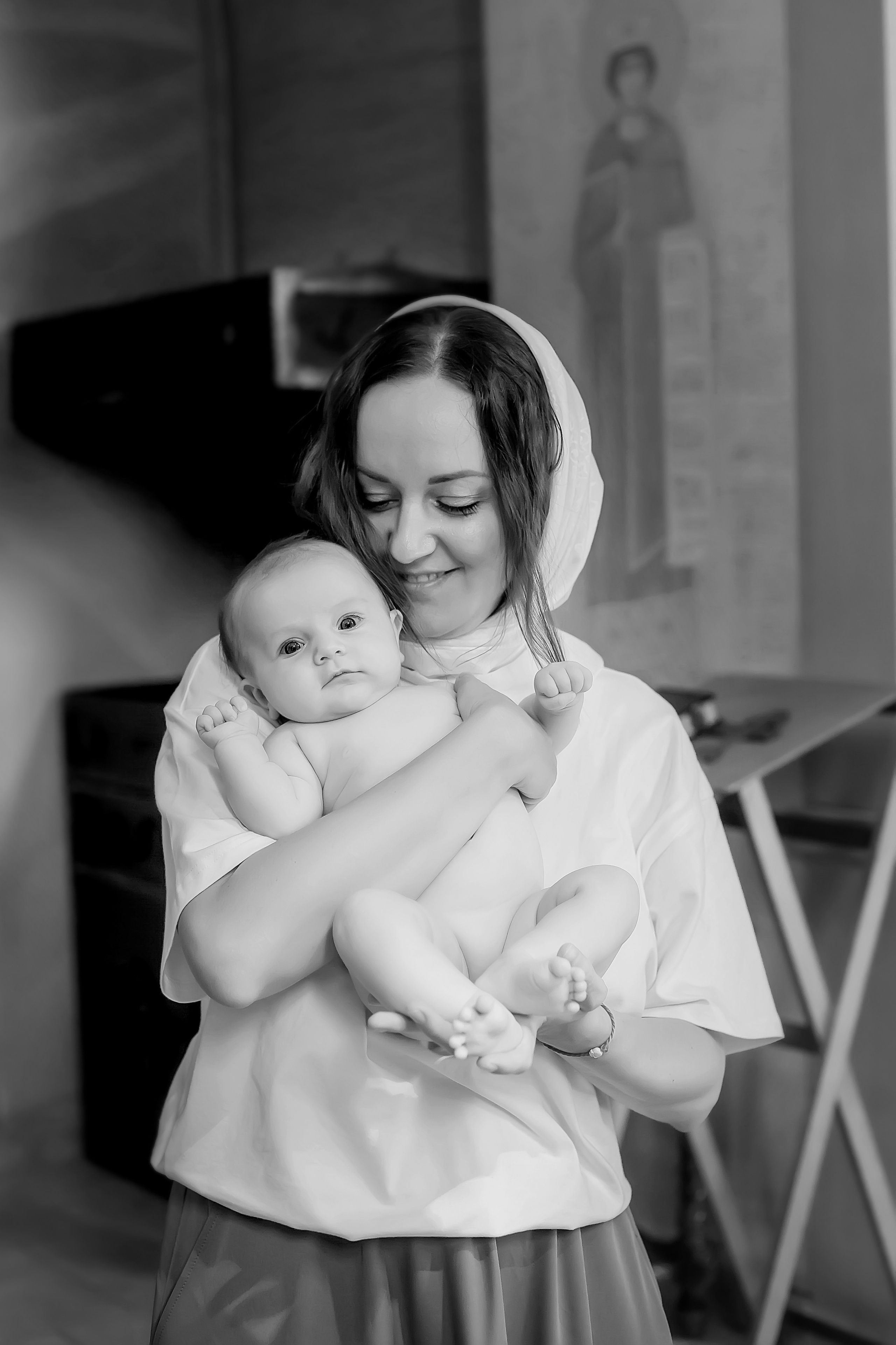 Крещение Валерии. Школьный и детский фотограф Старожилово