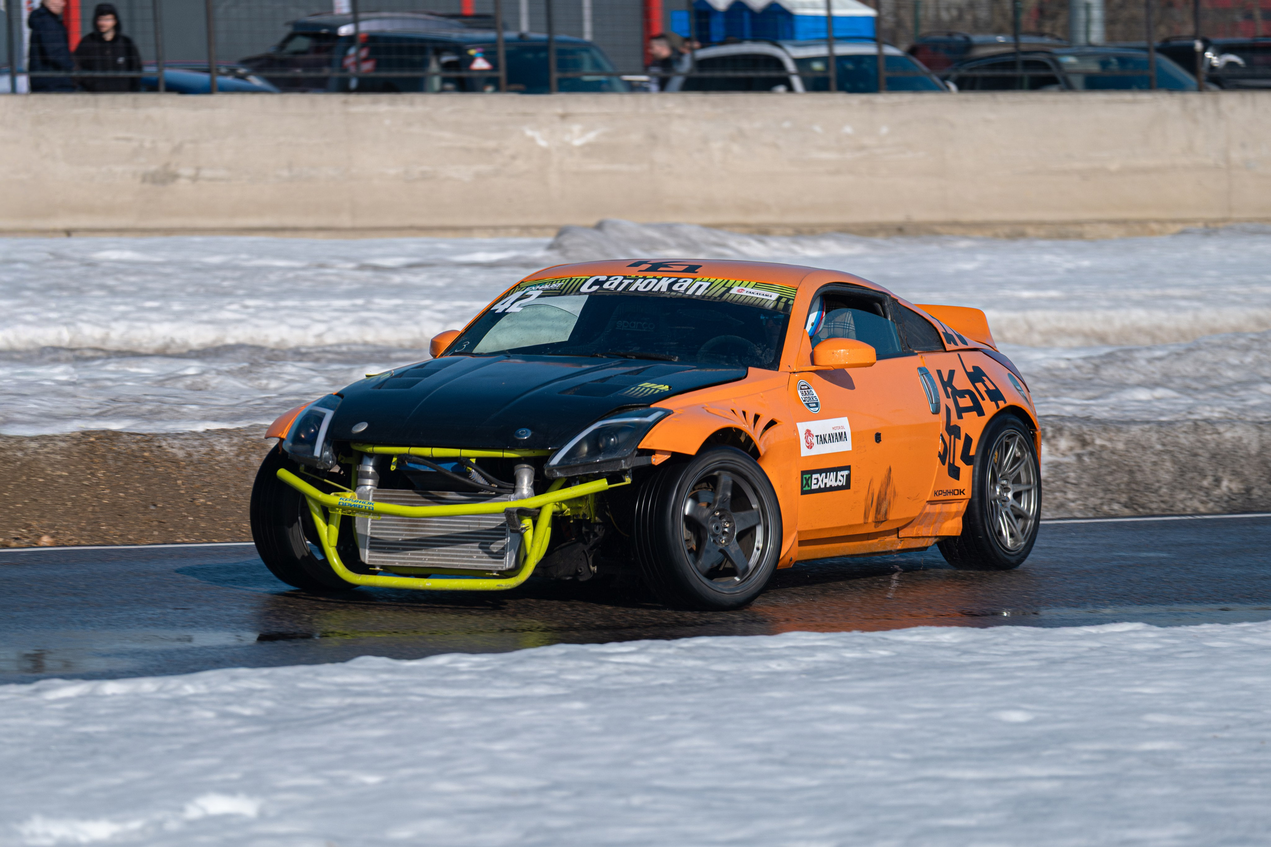 Спортивная автомобильная съемка. Malenkyia