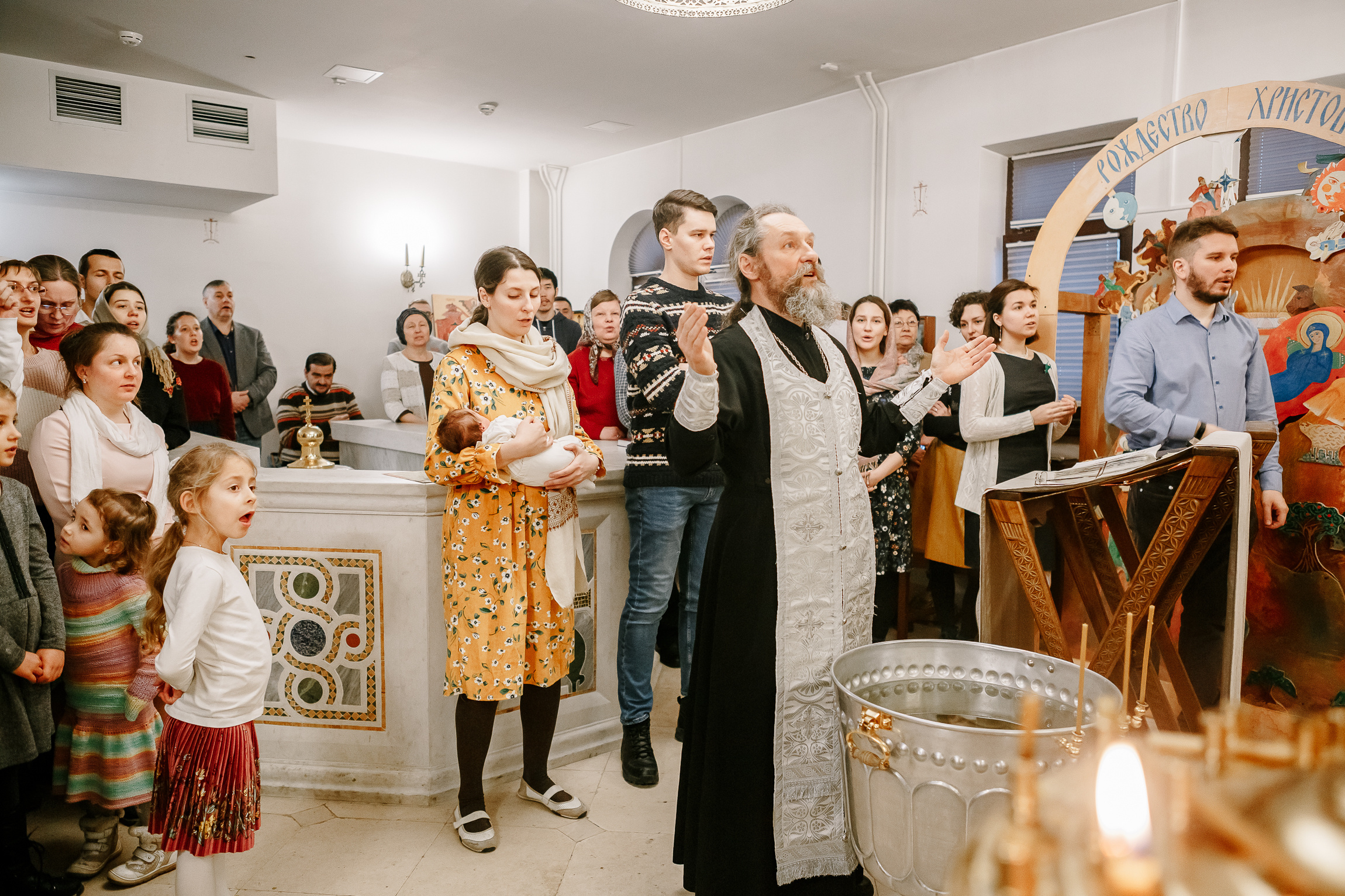 Фотограф на Крещение ребенка в Москве