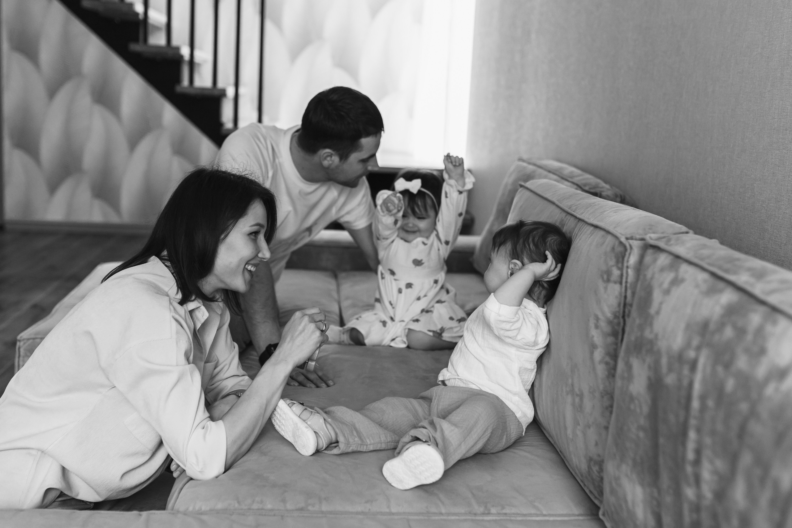 Домашняя семейная фотосессия. Семейный и детский фотограф в Рязани Васюгова Мария