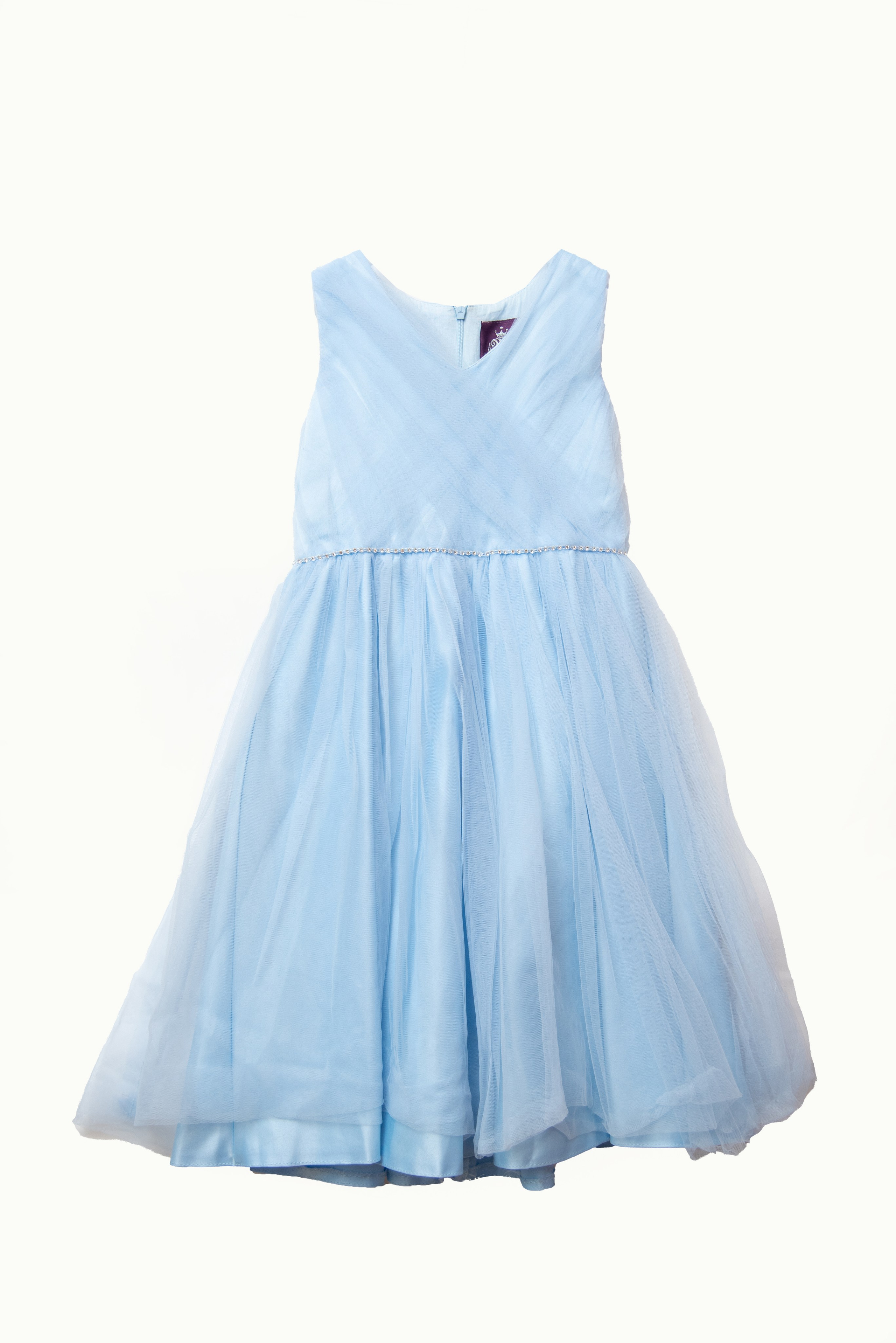 Фотосессия в Иркутске платье детское голубое фатиновое фэмилилук