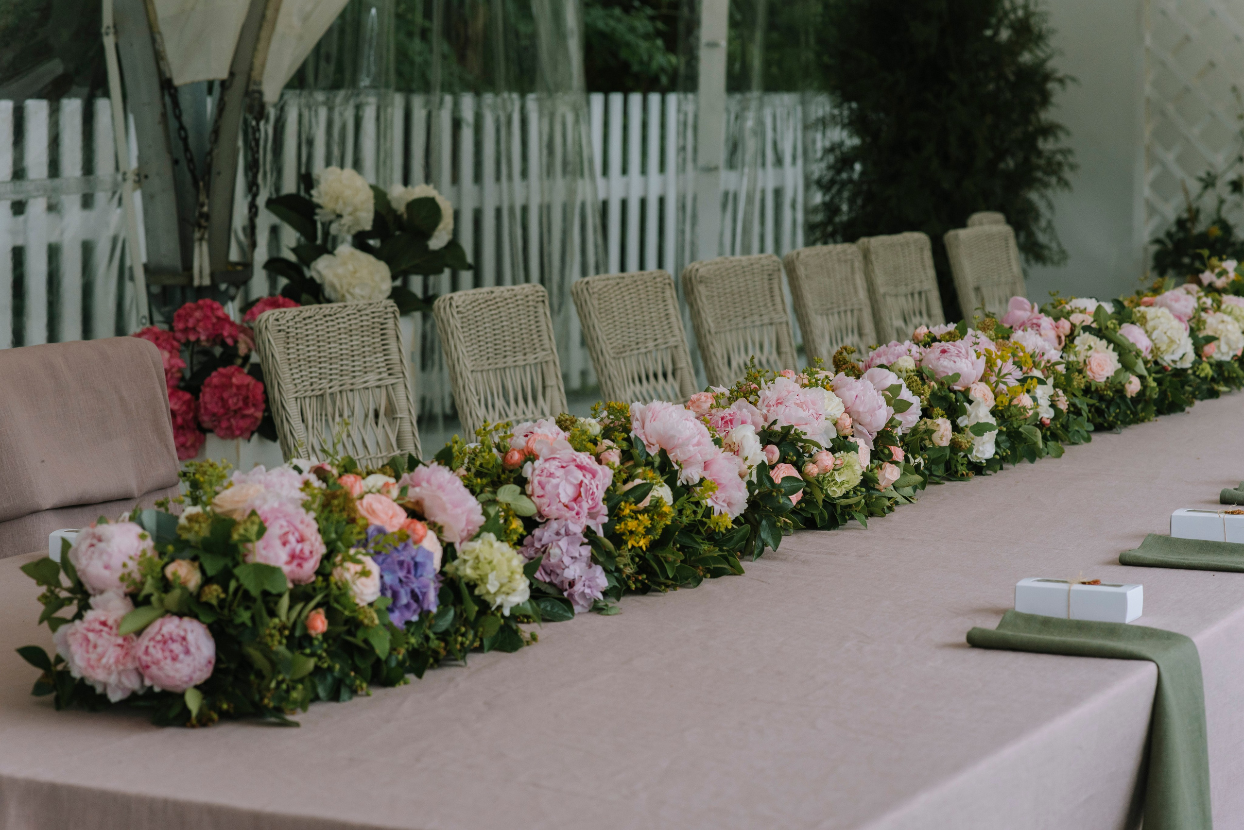 Ресторан Причал. Оформление свадеб, декор свадеб Вера Маркова, Москва