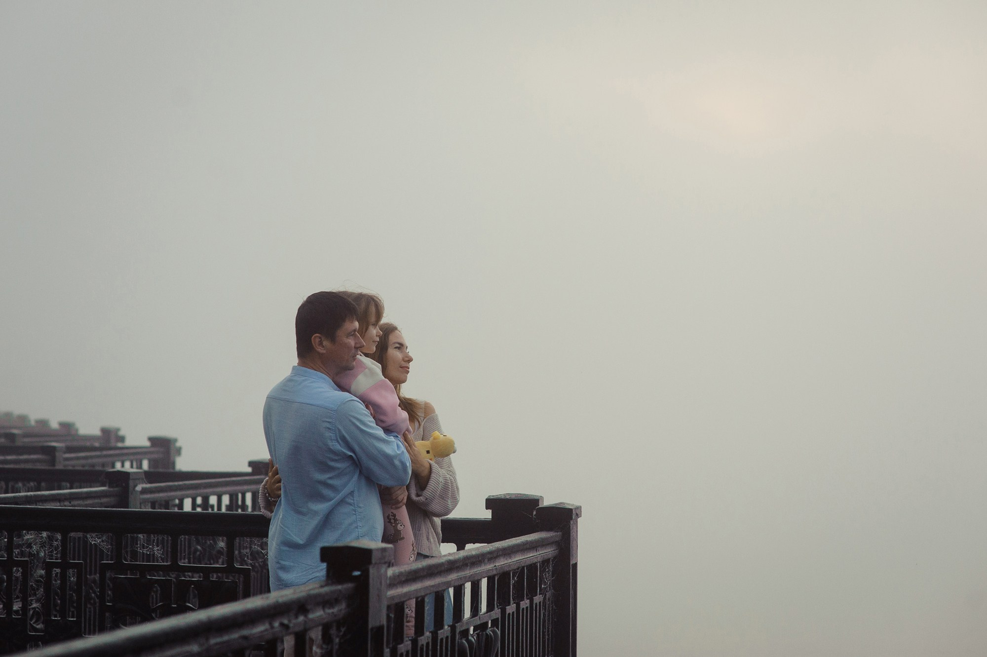 Туманный рассвет над Енисеем. Семейный и женский фотограф Красноярск Екатерина Пусенкова