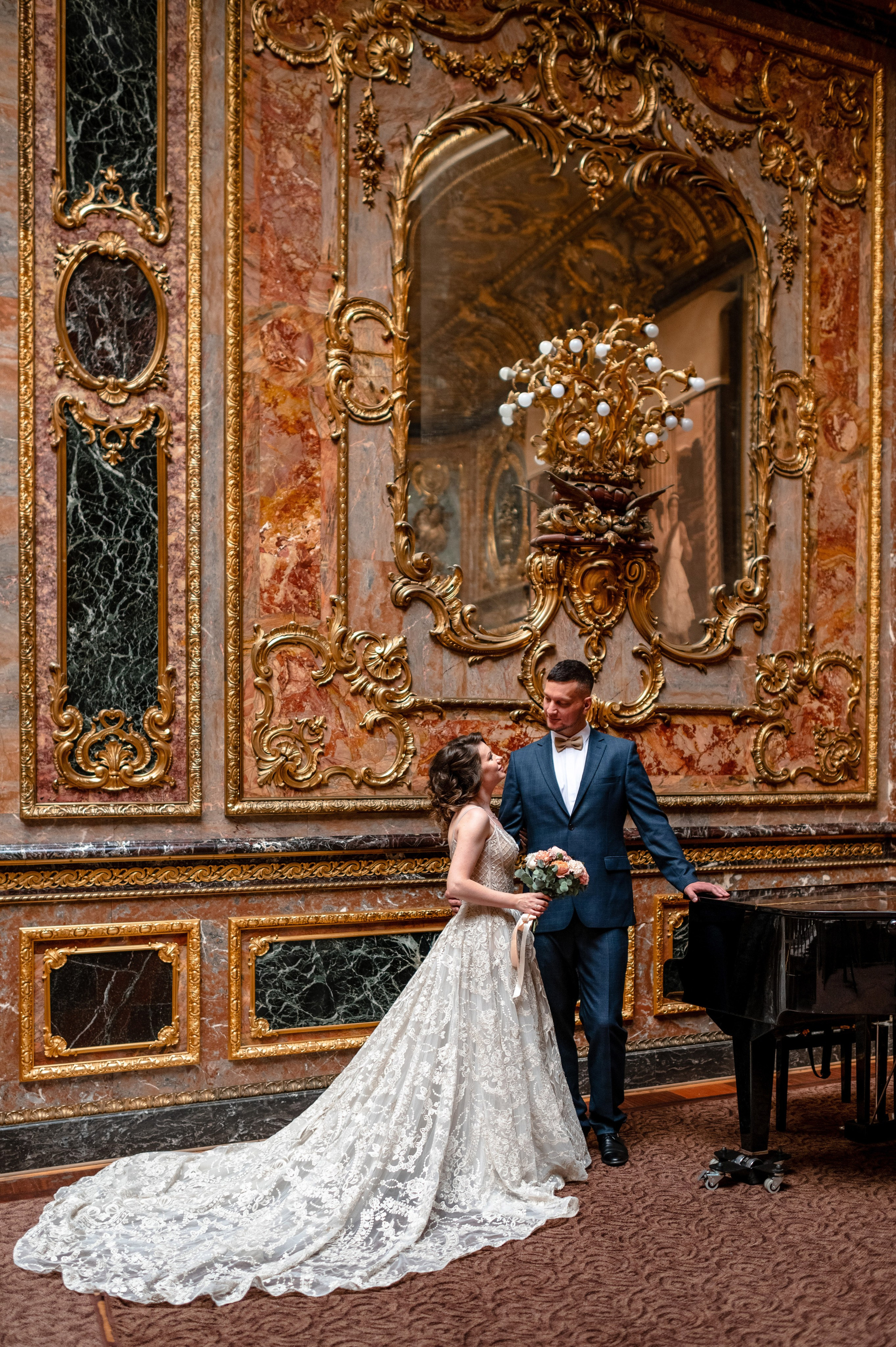 Елена и Дмитрий (свадебная фотосессия в Доме Архитектора — особняке Половцова). Портретный, семейный и свадебный фотограф в Санкт-Петербурге и в Пушкине Ширяев Денис