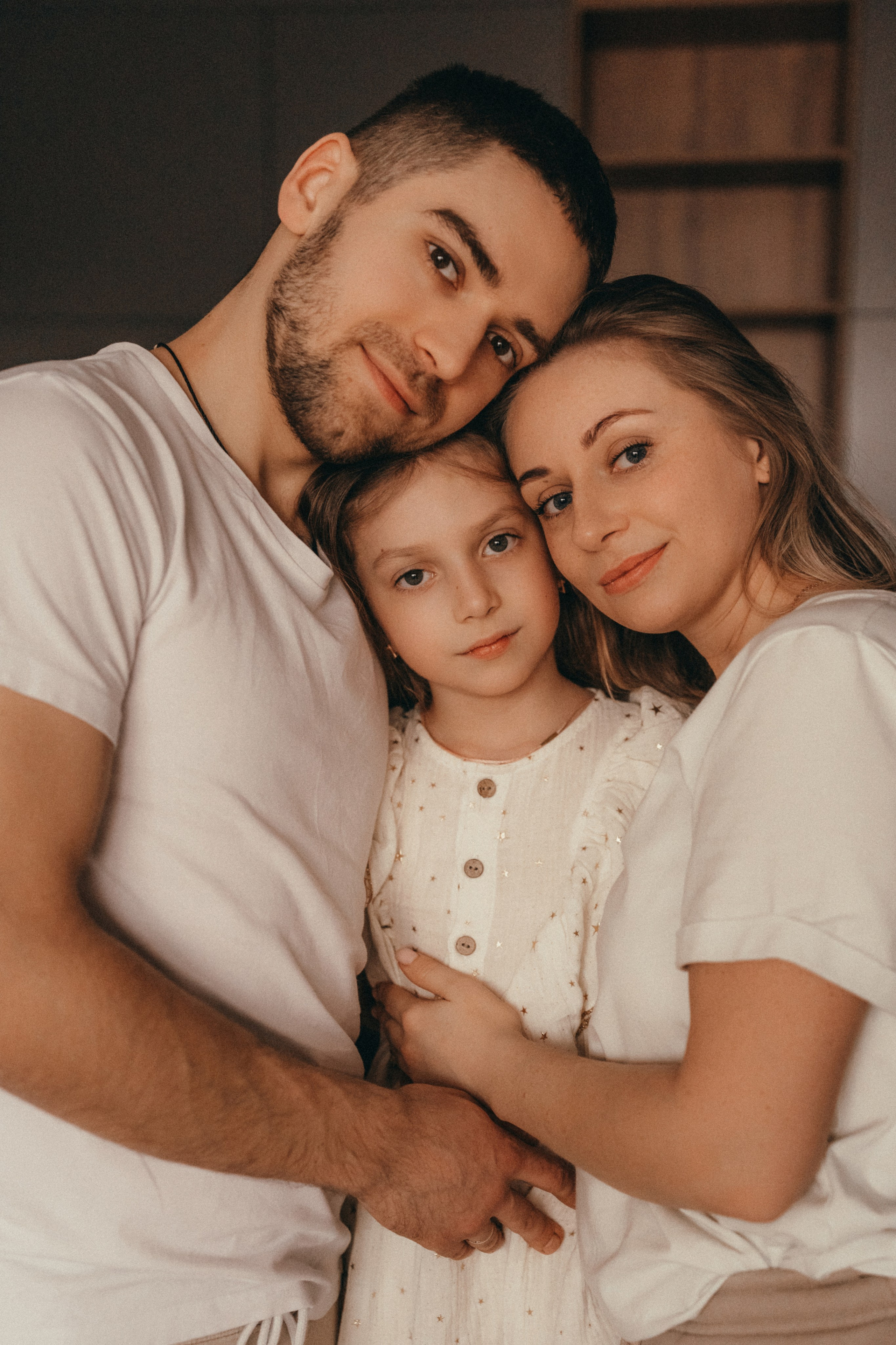 Сергей, Катя и Есения. Семейный фотограф • Домашние съемки в Нижнем Новгороде