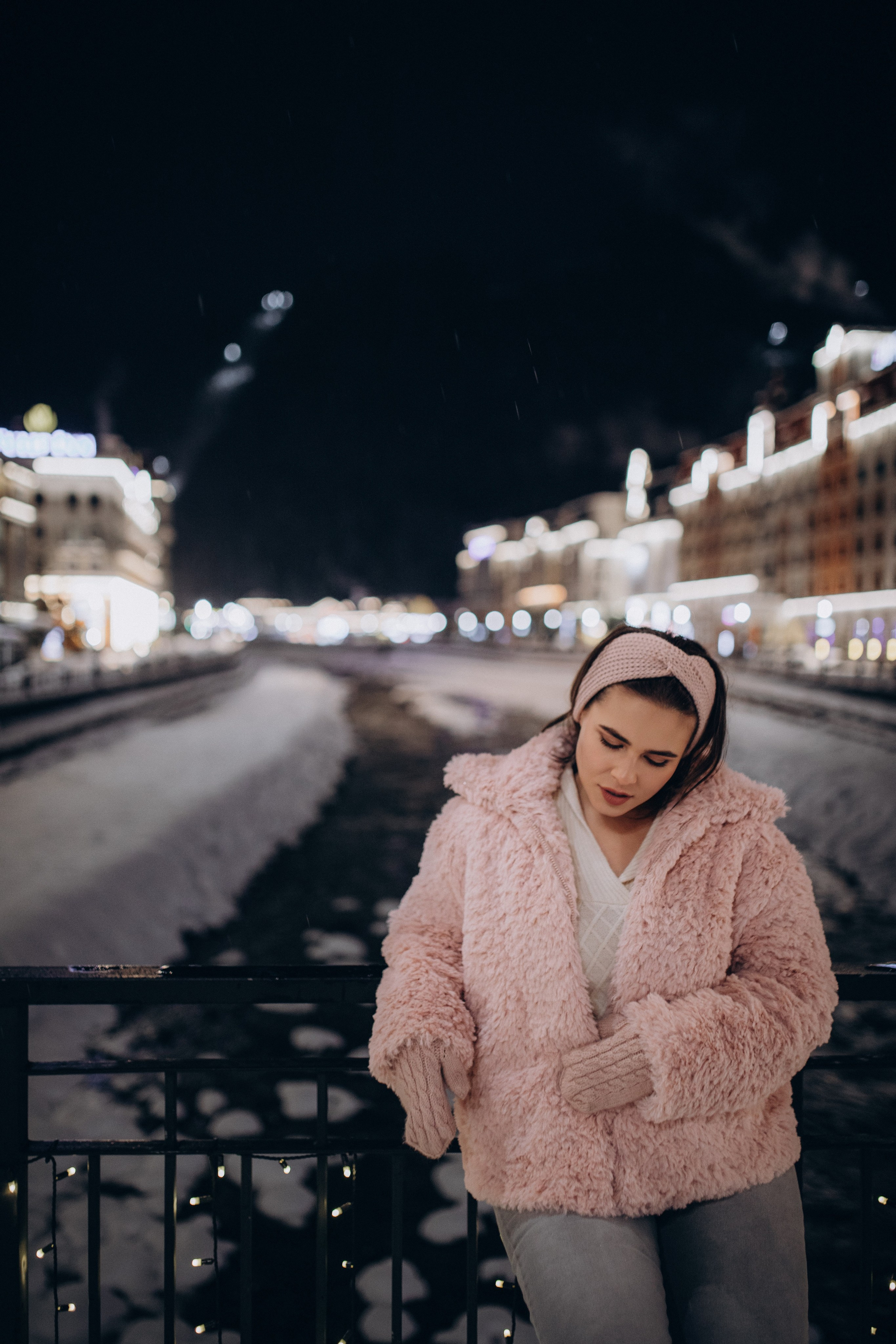 Зимняя прогулка на Розе Хутор с Кристиной. Фотограф Елизавета Балакир