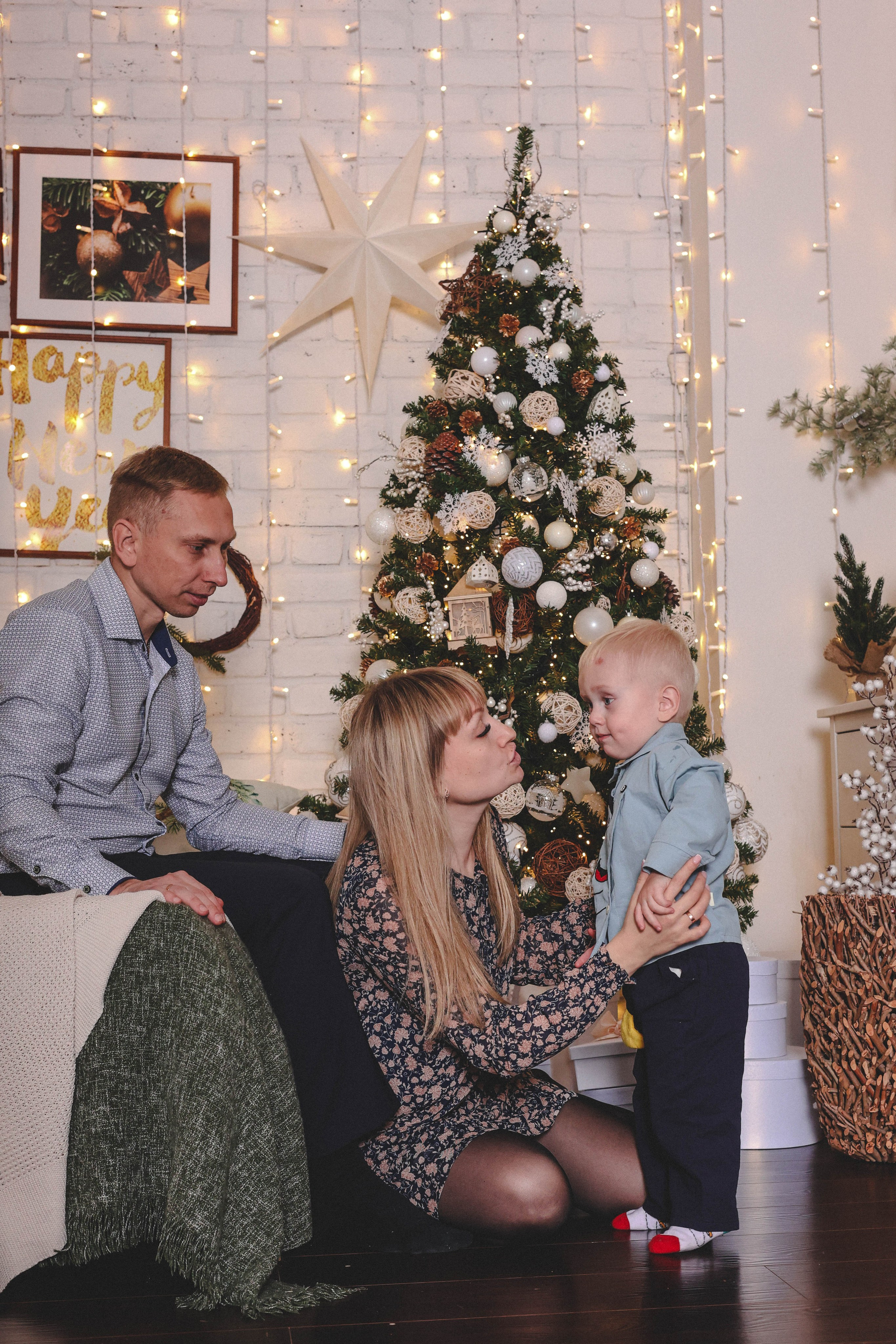 Новогодняя история «Мария и ее семья». Фотограф в Москве Анастасия Калинина