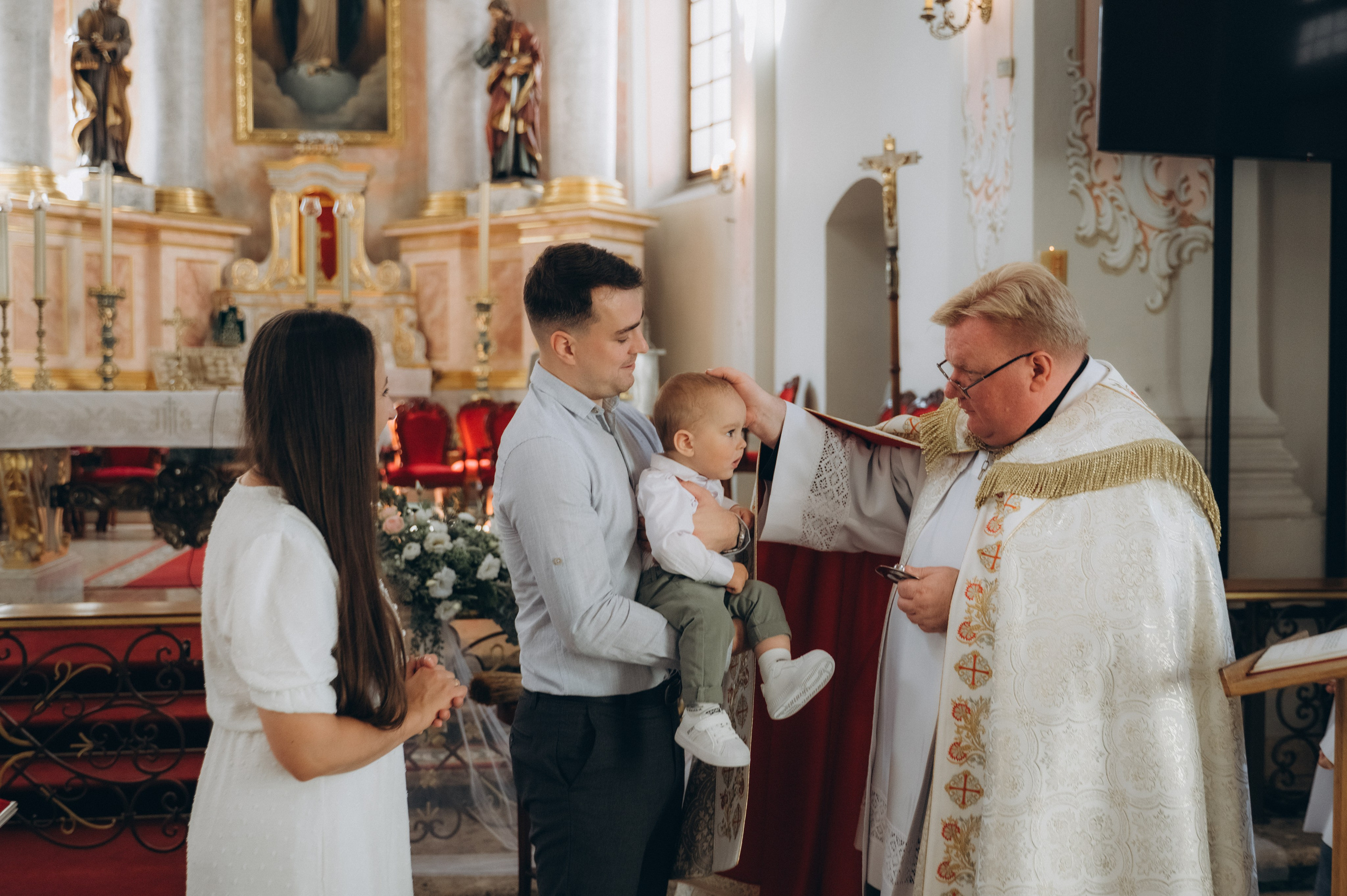 Крещение Александра (Белый Костёл). Семейный фотограф в Минске Дарья Дреко