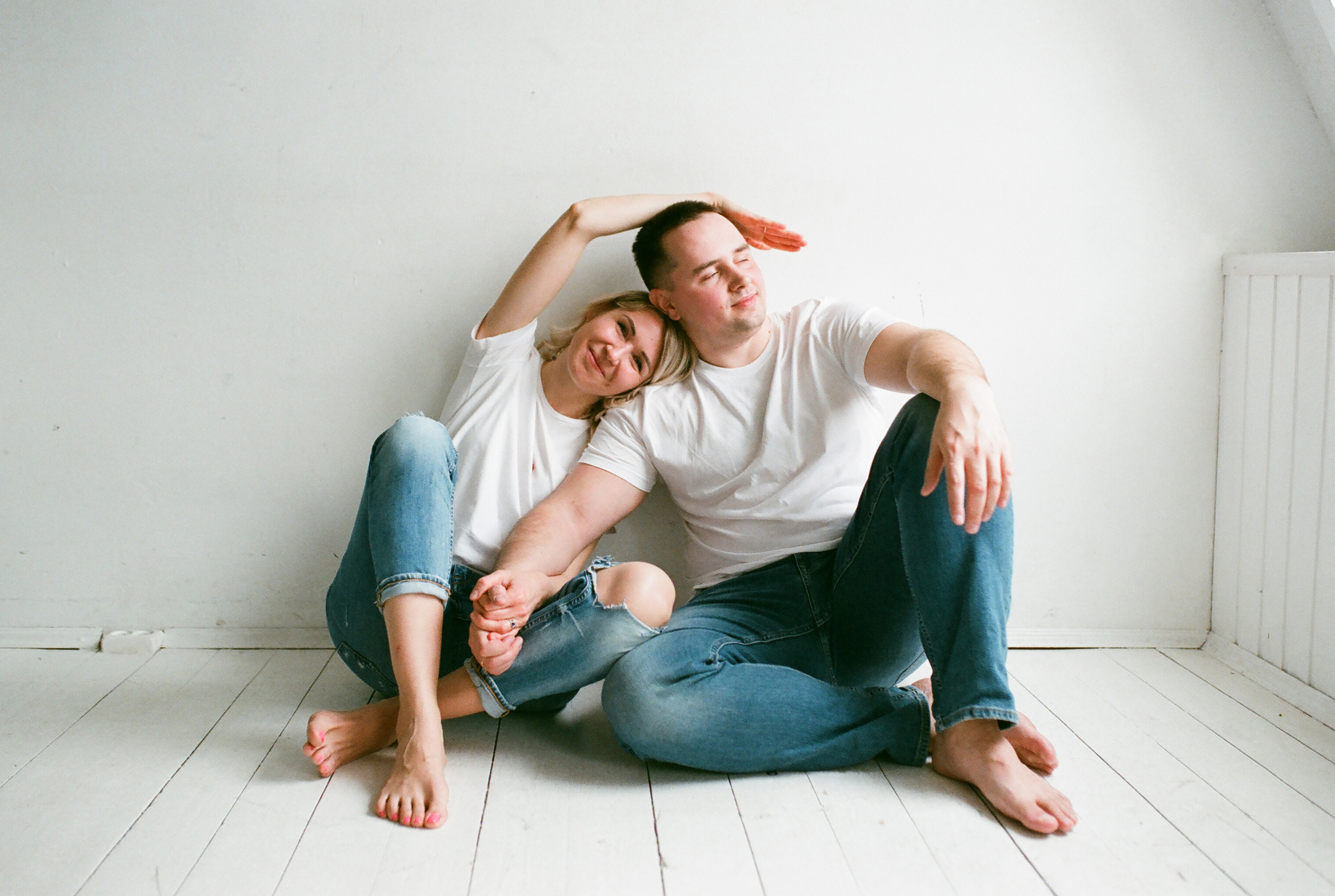 Марина и Саша. Свадебный и семейный пленочный фотограф в Петербурге Истомина Ирина