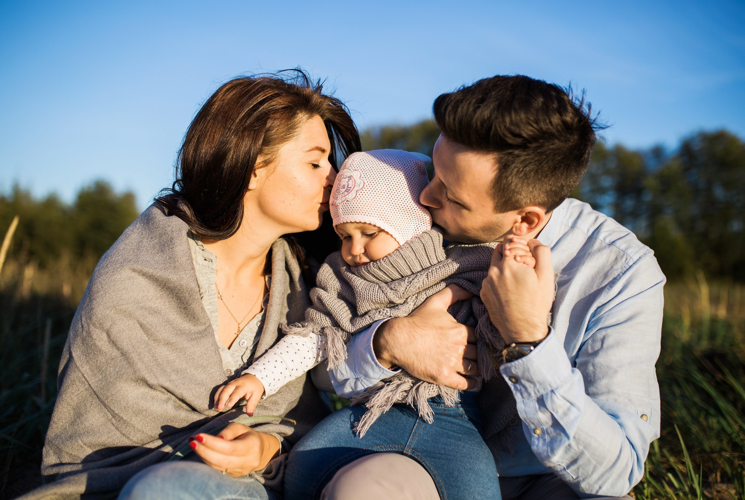 Ксюша Леша и Соня. Свадебный и семейный пленочный фотограф в Петербурге Истомина Ирина