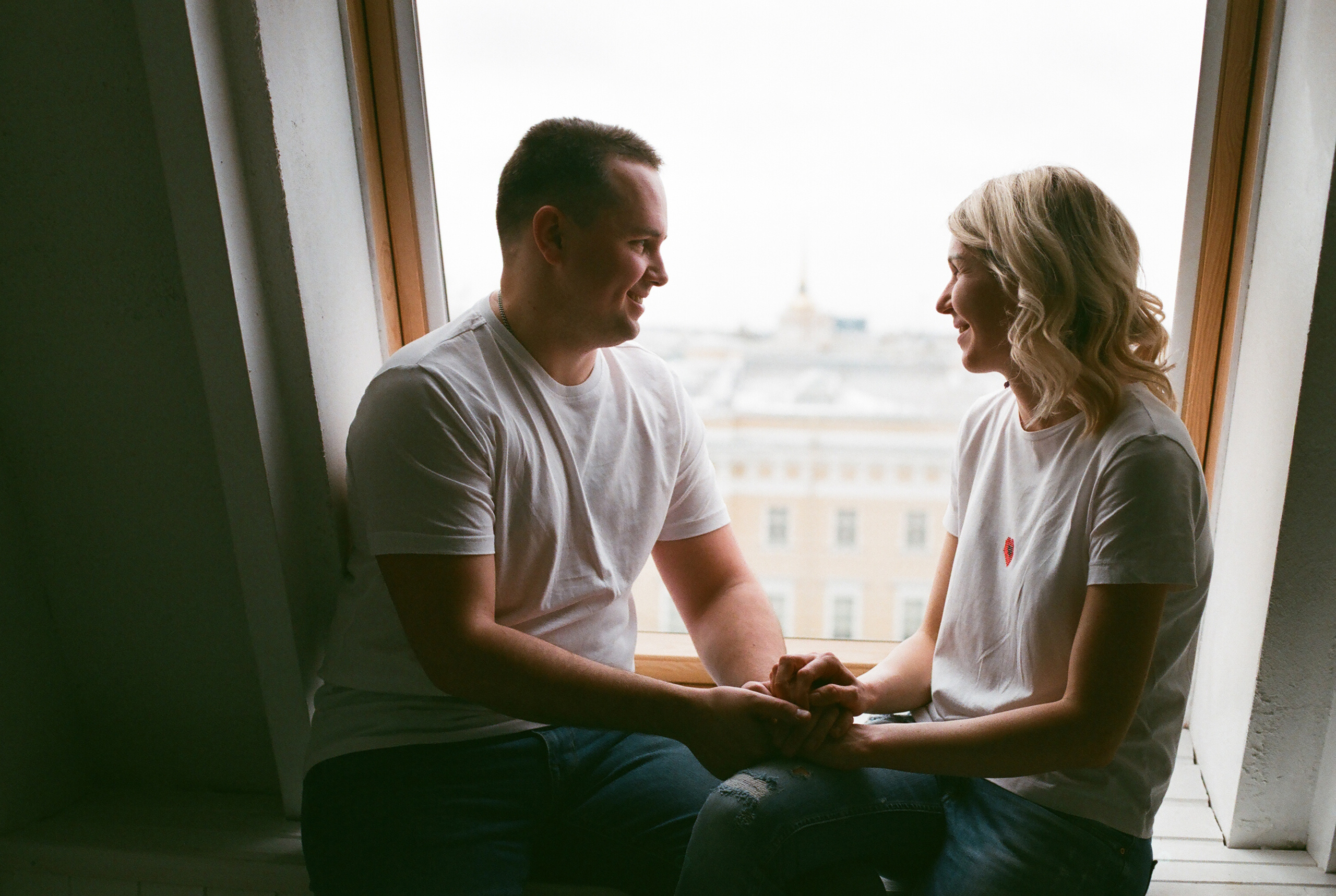 Марина и Саша. Свадебный и семейный пленочный фотограф в Петербурге Истомина Ирина