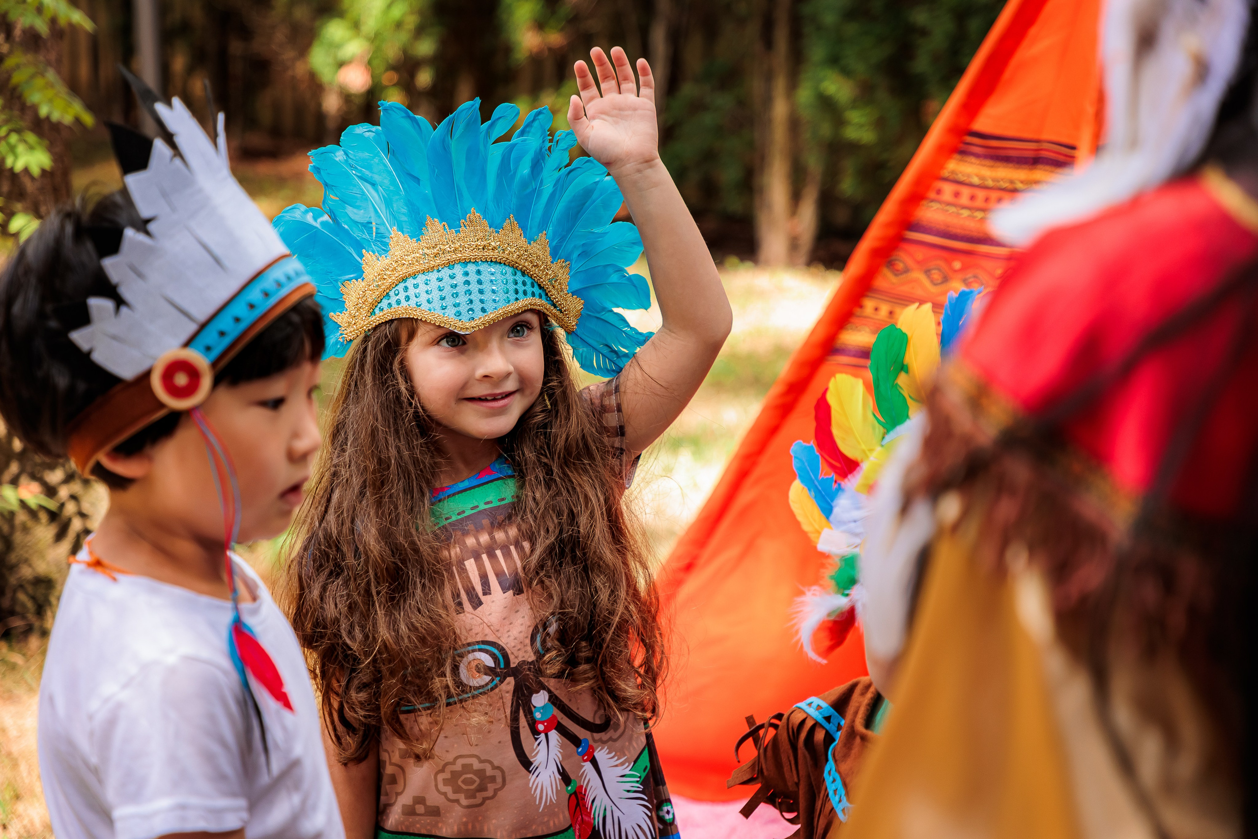 День рождения Леона «Индейцы». Семейный и детский фотограф Комина Елена, Власиха, Одинцово