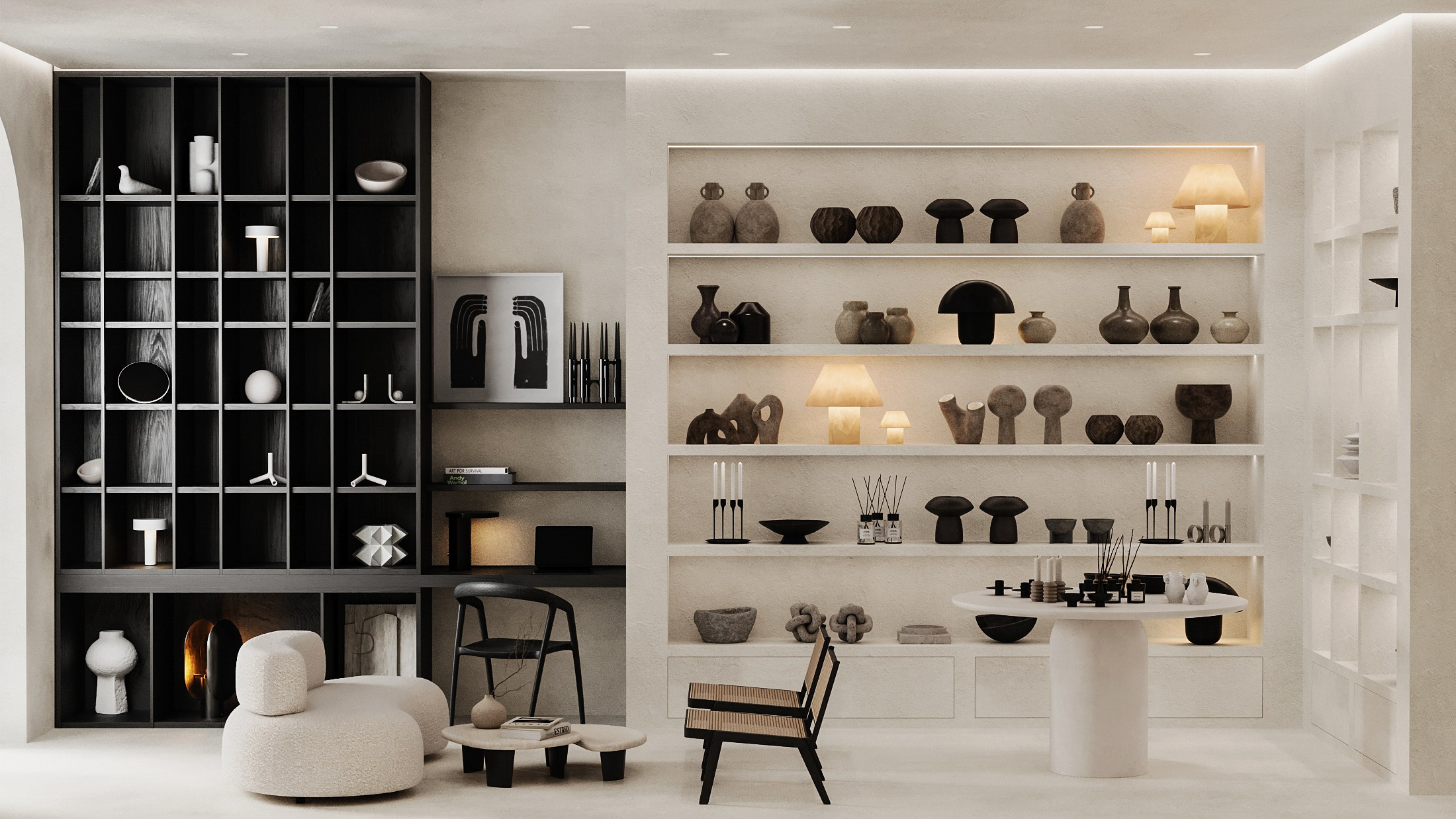 3д визуализация магазина декора современном стиле 