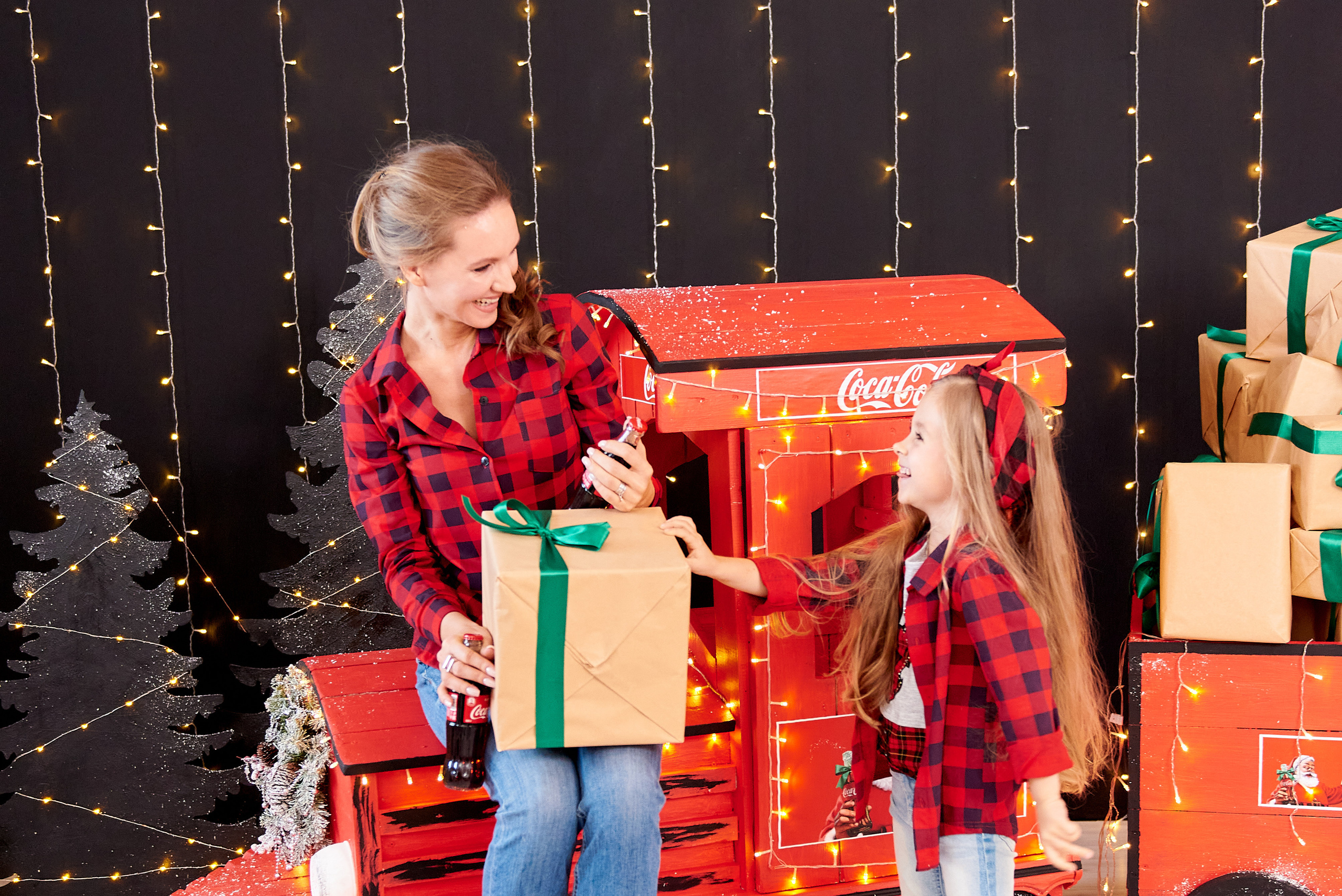 Новогодний паровозик. Семейный и детский фотограф в г. Ногинске Ангелина Хасанова