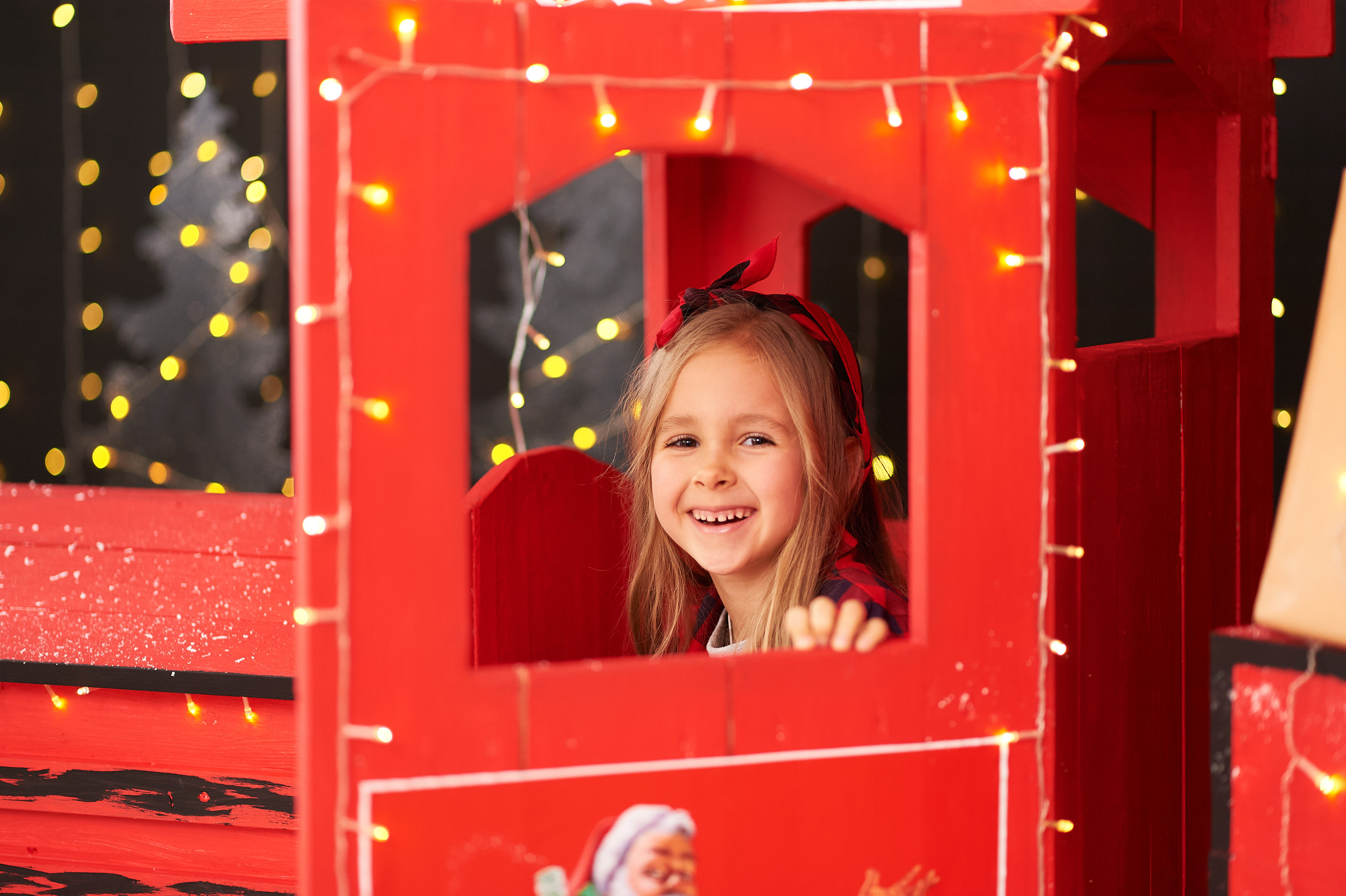 Новогодний паровозик. Семейный и детский фотограф в г. Ногинске Ангелина Хасанова